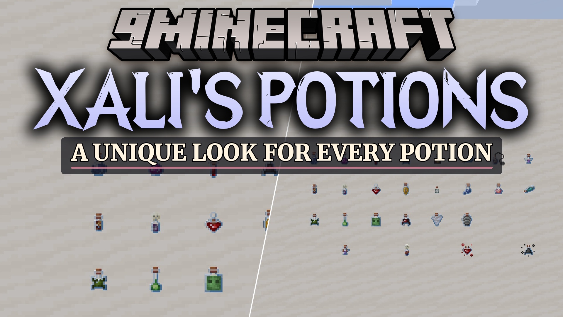 Xali’s Potions 9minecraft Resource Pack (26.2) – Distinct Bottle Shapes for Every Brew Xali’s Potions 9minecraft Resource Pack (26.2) – Distinct Bottle Shapes for Every Brew