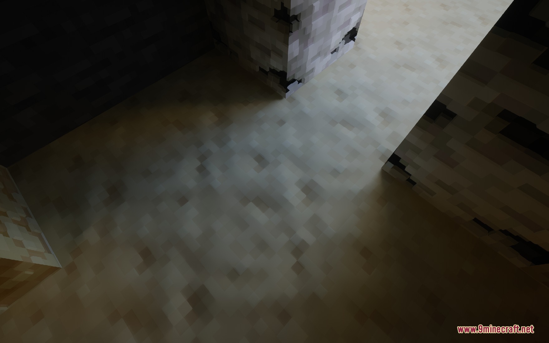 Yitality Resource Pack (26.2, 1.20.1) – Familiar Vanilla With Realistic 4 Detailed sand textures showing parallax mapping effects and realistic lighting in minecraft