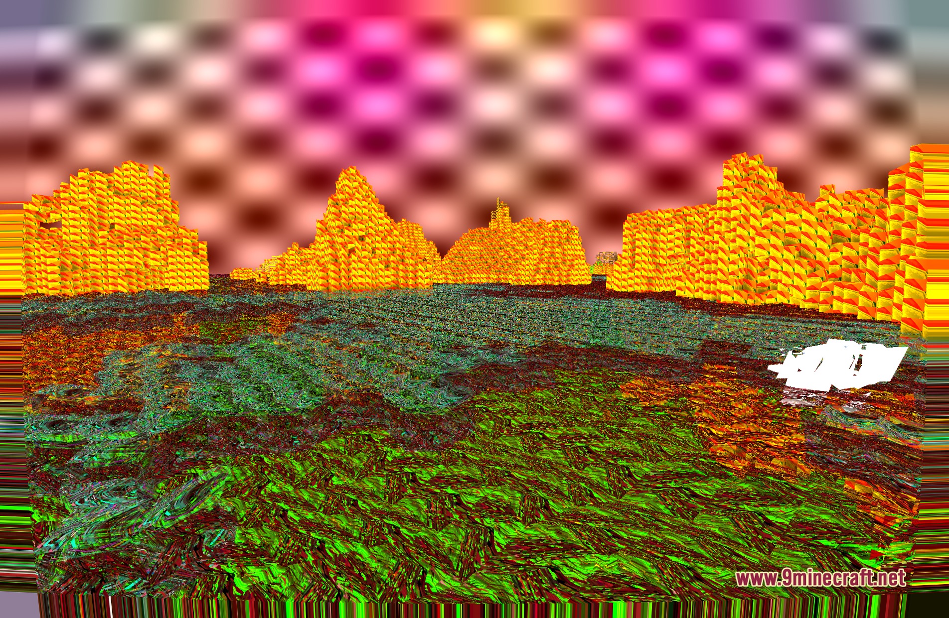 Crucify Shaders (26.2, 1.20.1) – Distorted Vision And Psychedelic Colors 4 Crucify shaders screenshot 3