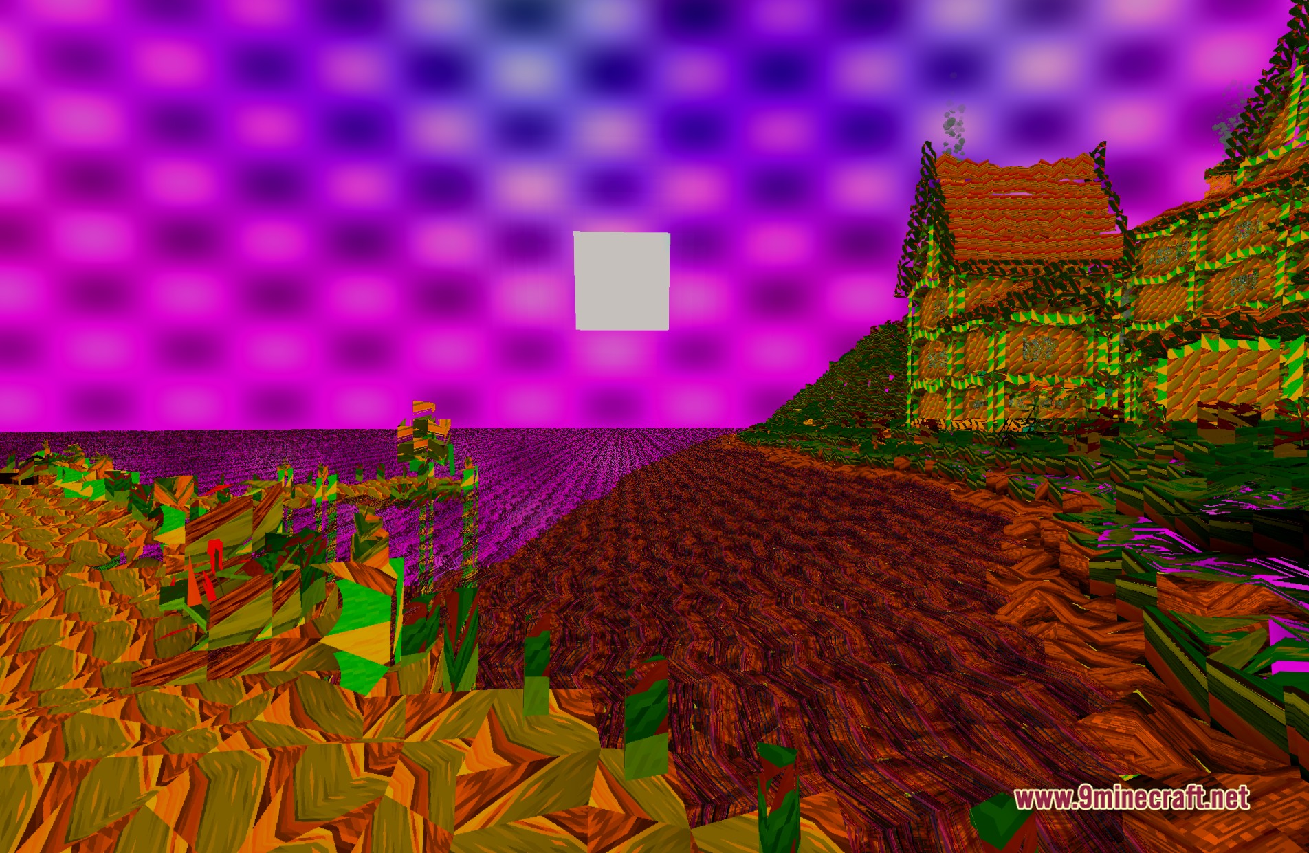 Crucify Shaders (26.2, 1.20.1) – Distorted Vision And Psychedelic Colors 11 Crucify shaders screenshot 10