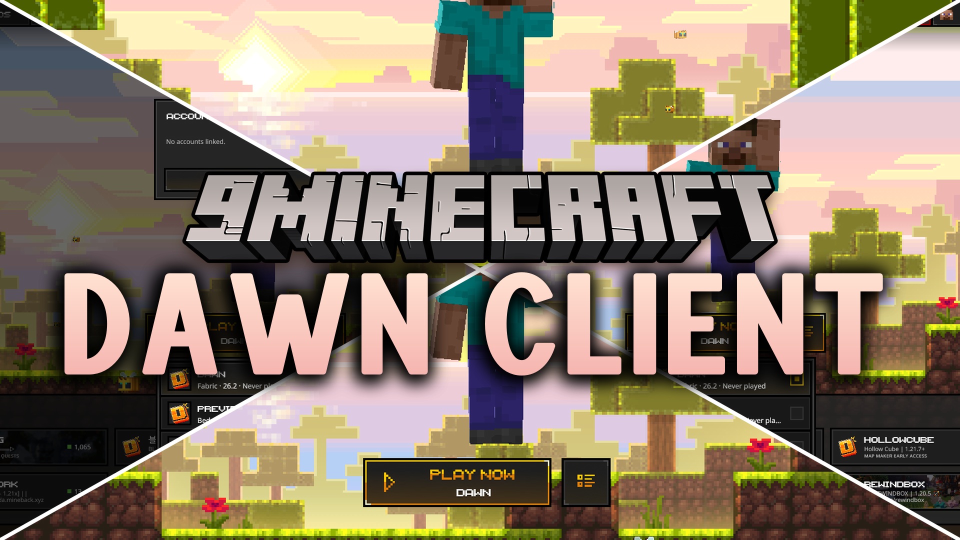 Dawn Client Launcher (26.2, 1.20.1) – Play Java and Bedrock Together