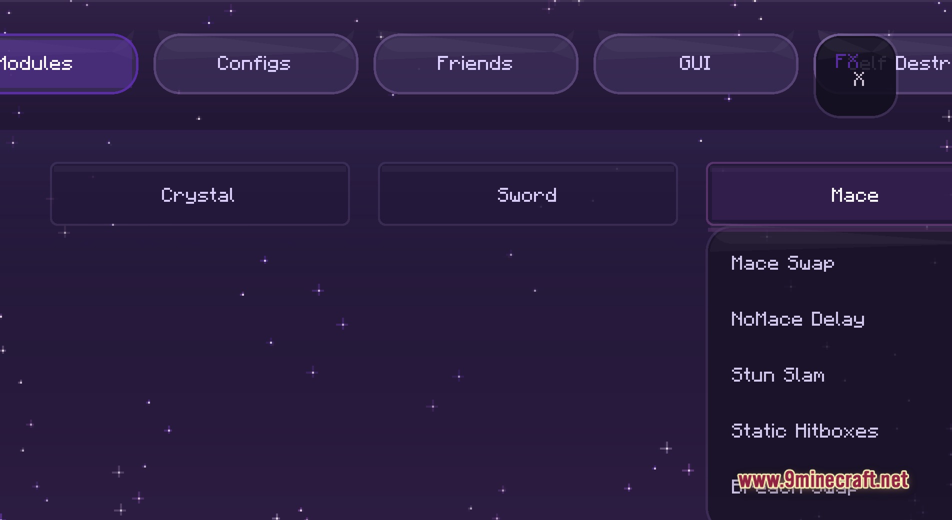 Foxxy client mod screenshot 3