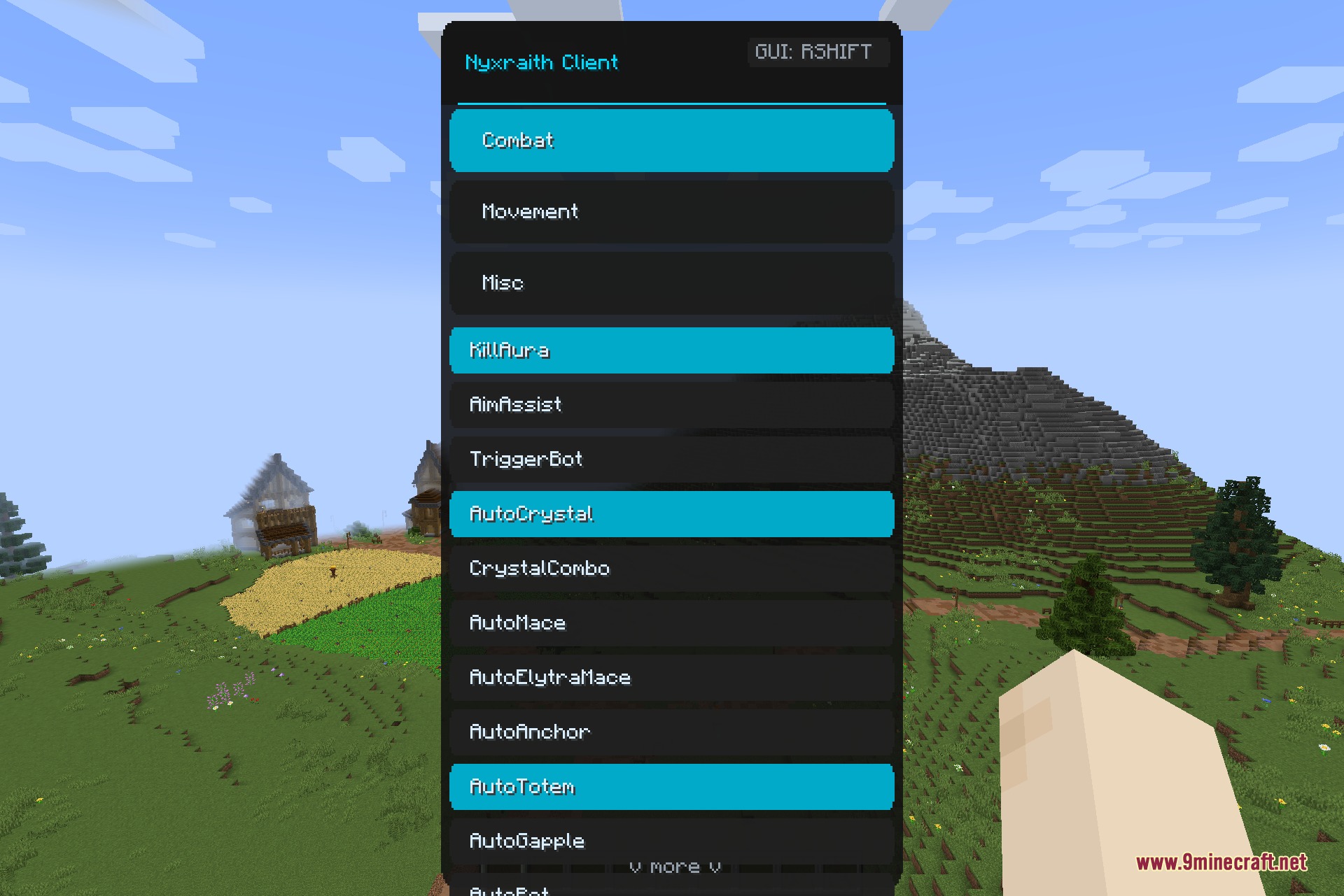 Nyxraith Client Mod (1.21.4) – Dominate Every Crystal And Mace Fight 6 Nyxraith client mod screenshot 5