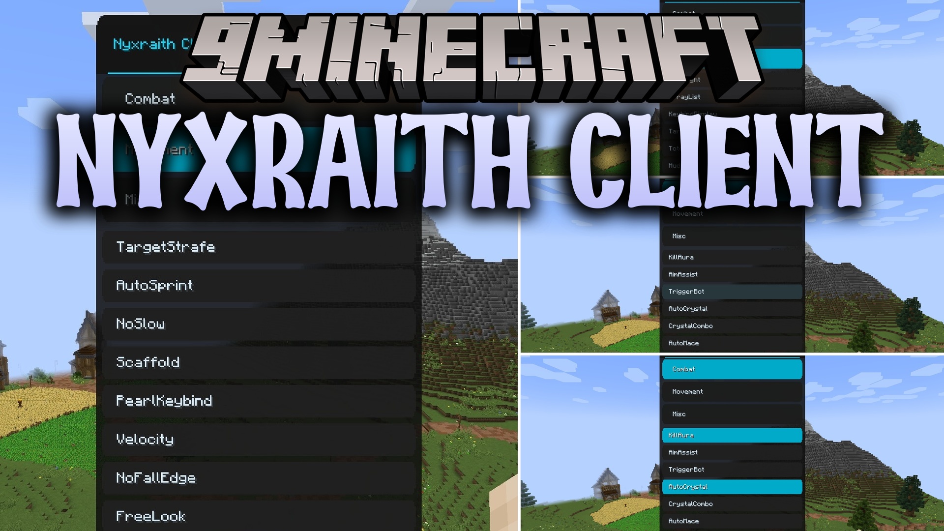 Nyxraith Client Mod (1.21.4) – Dominate Every Crystal and Mace Fight