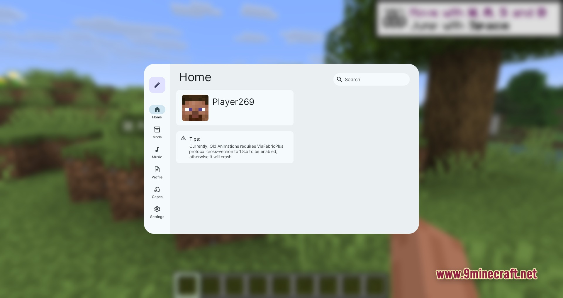 Soar 9minecraft client mod screenshot 2