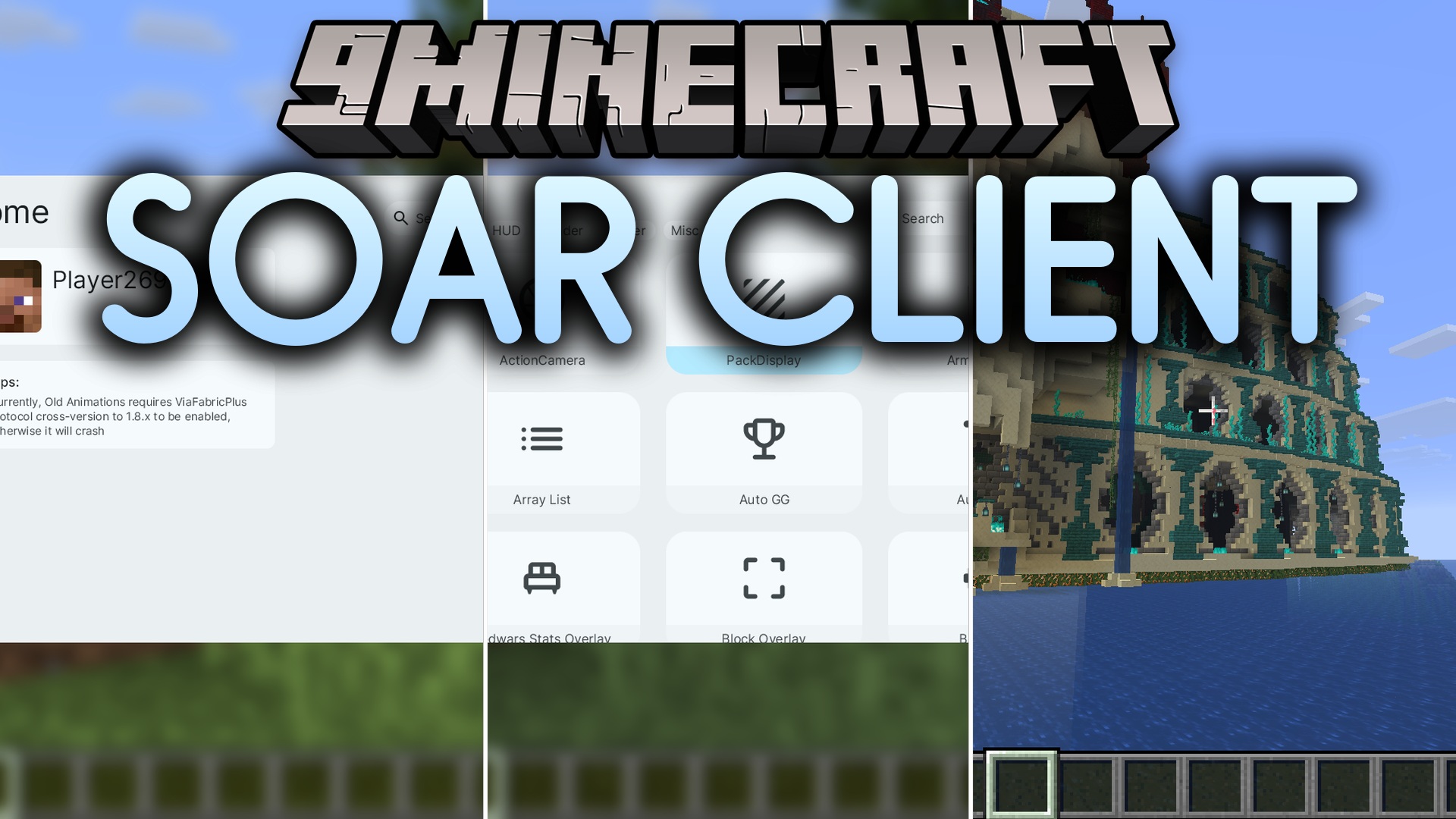 Soar 9minecraft Client Mod (26.2) – Win Fights and Look Good Doing It