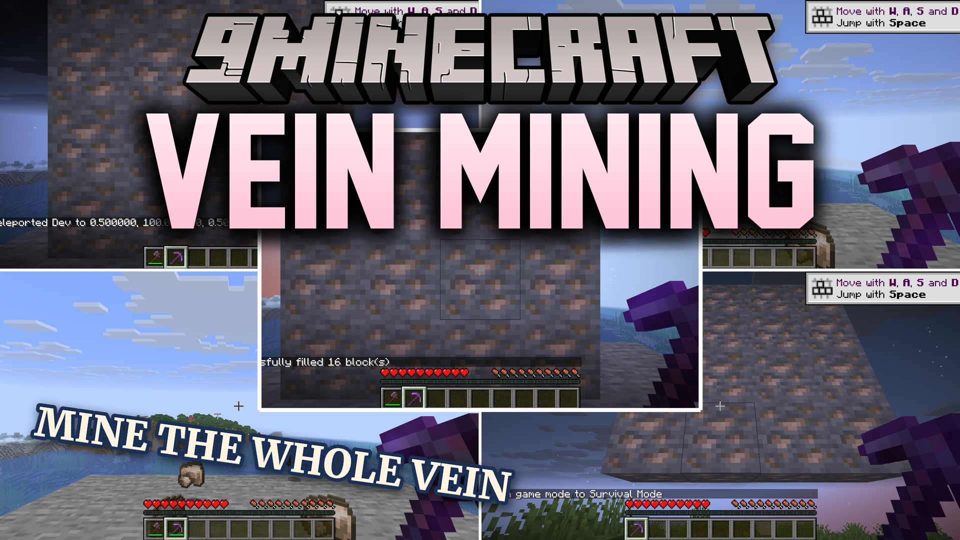 Vein Mining 9minecraft Mod (26.2) – Break Entire Ore Veins Instantly