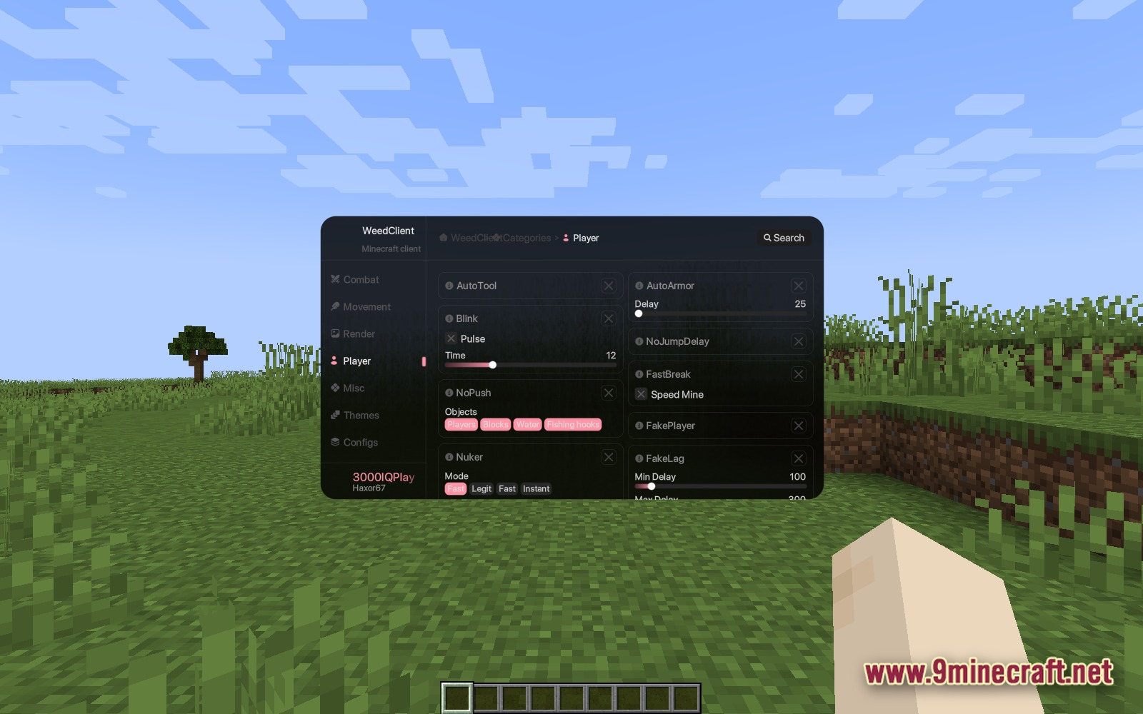 Weed client mod screenshot 4