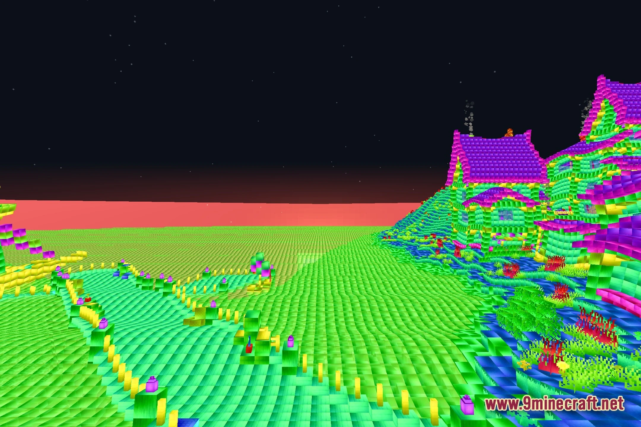 Abyssal Glitch Perspective Shaders (26.3, 1.20.1) – Surreal World Distortion 12 Abyssal glitch perspective shaders screenshot 11