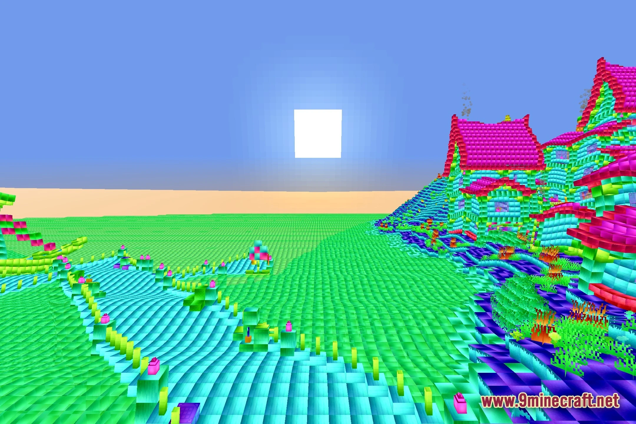 Abyssal Glitch Perspective Shaders (26.3, 1.20.1) – Surreal World Distortion 3 Abyssal glitch perspective shaders screenshot 2