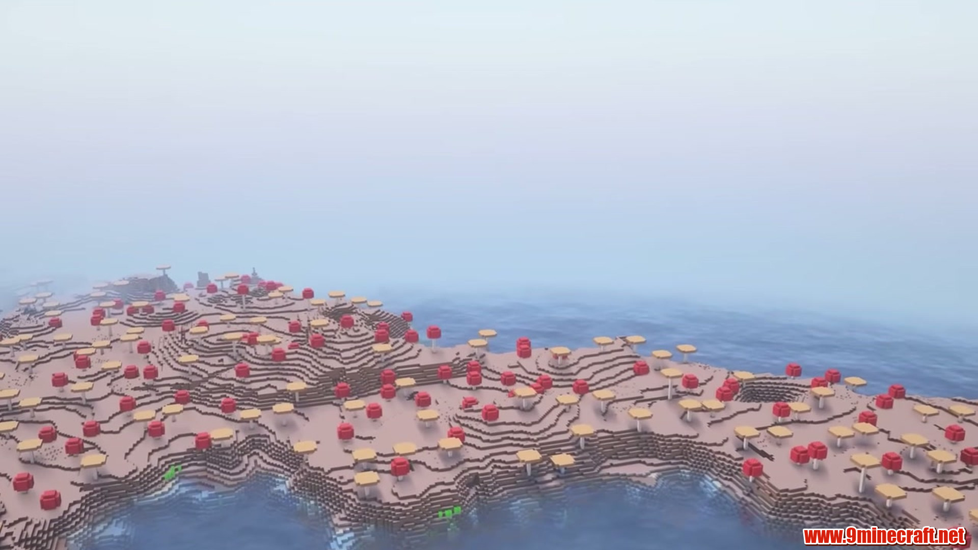 Best Seeds For Minecraft (26.2, 1.21.11) Part 14 – Java/Bedrock Edition 9 Second landscape view of mushroom island chain