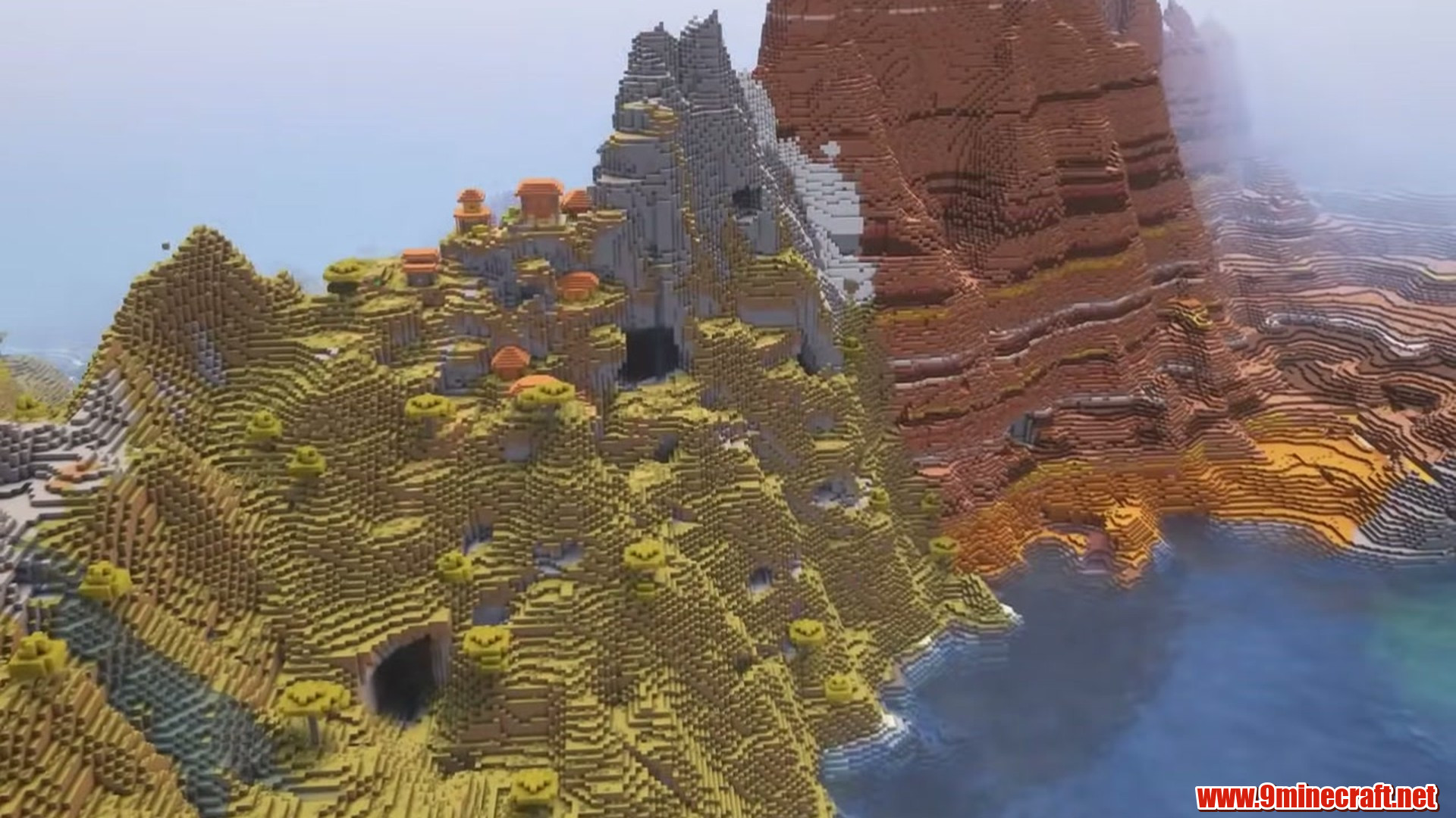 Best Seeds For Minecraft (26.2, 1.21.11) Part 14 – Java/Bedrock Edition 18 Savanna village at badlands coast in minecraft seed 6944227770163450