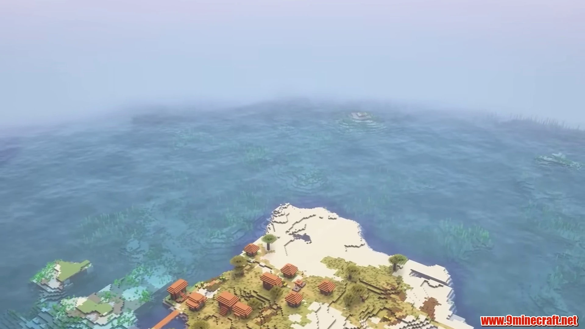 Tropical savanna village atoll - minecraft seed 6942694778299415233