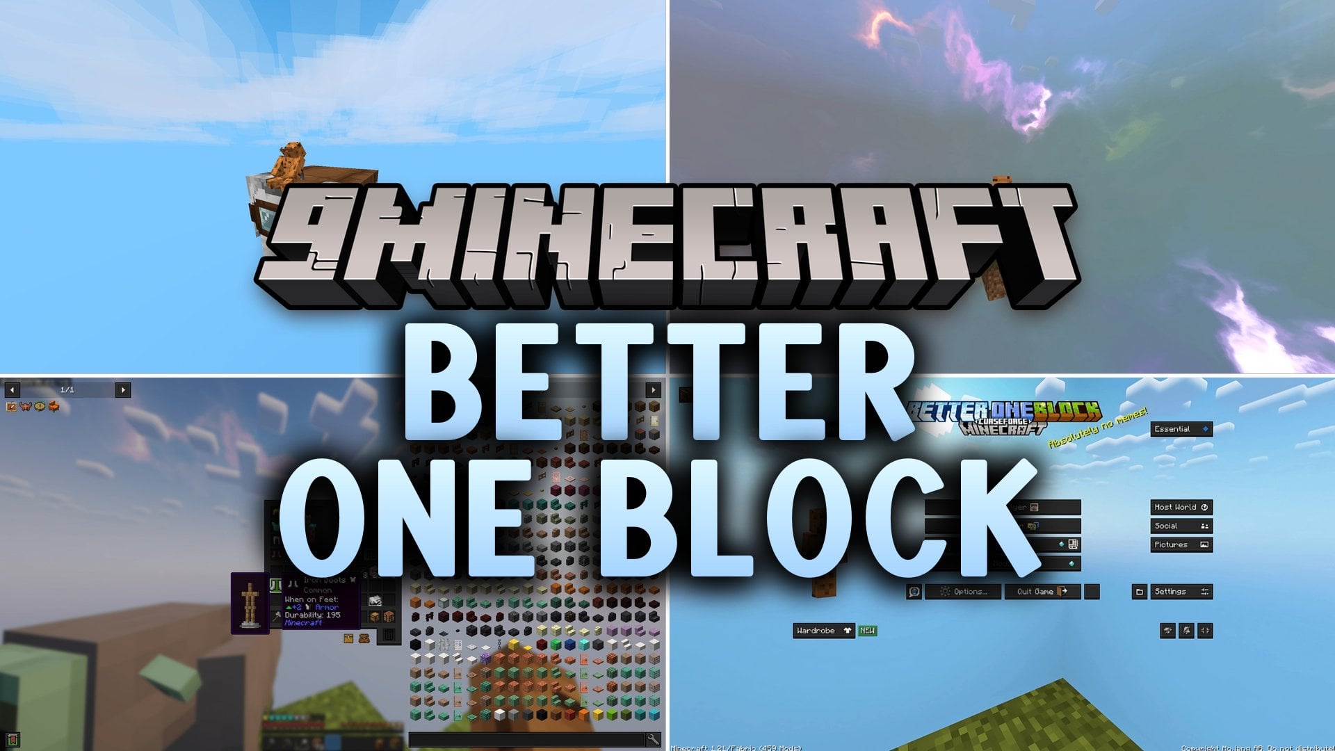Better One Block Modpack (1.21) – Break Expand And Survive