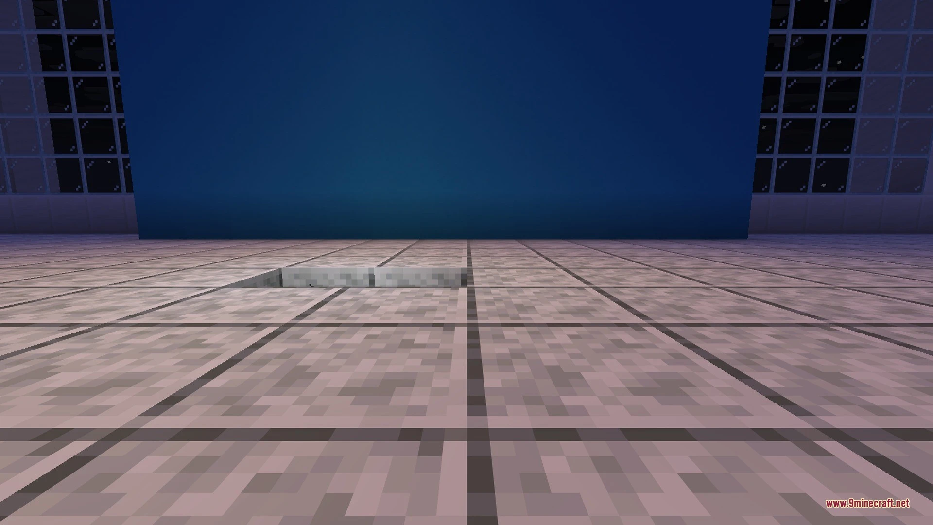 Chronos Counter Data Pack (1.21.11, 1.20.1) – Track Your World Days Right Above 3 Two floor tiles are slightly raised in a room with blue walls