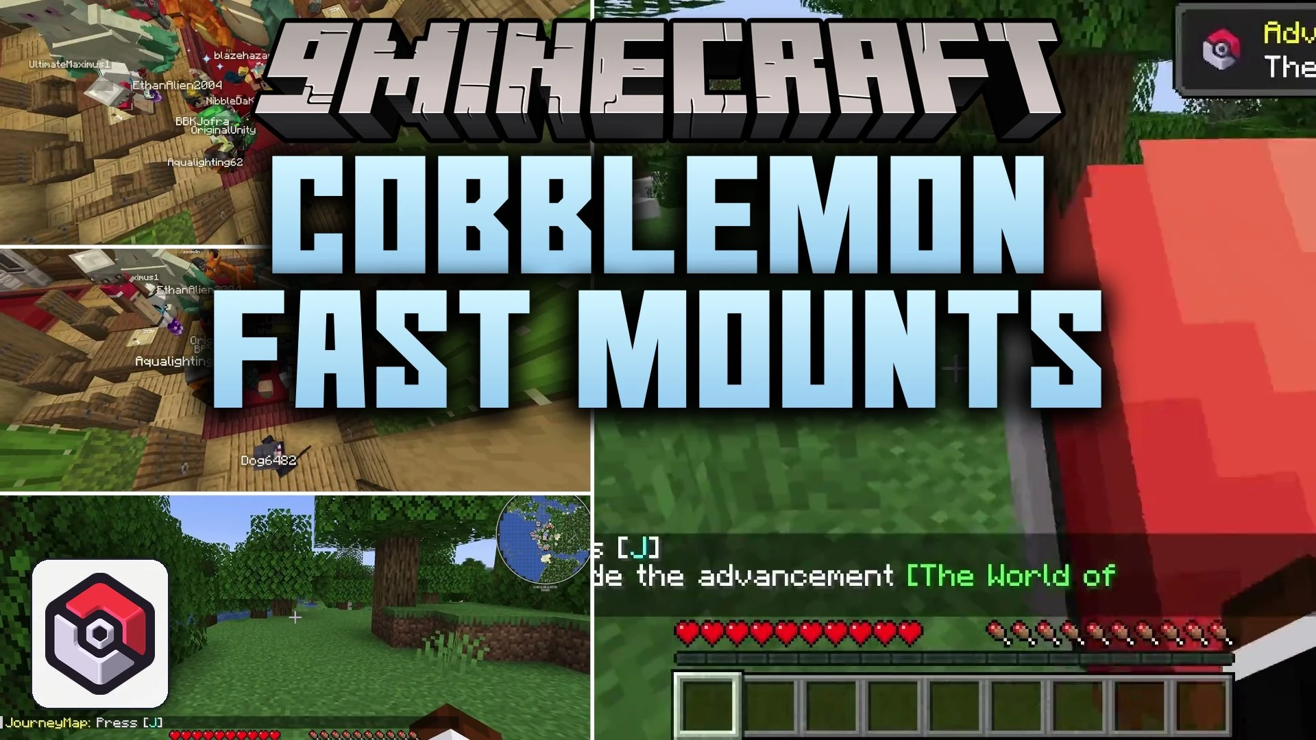 Cobblemon Fast Mounts Data Pack (1.21.11, 1.21.1) – Ride Cobblemon Mounts