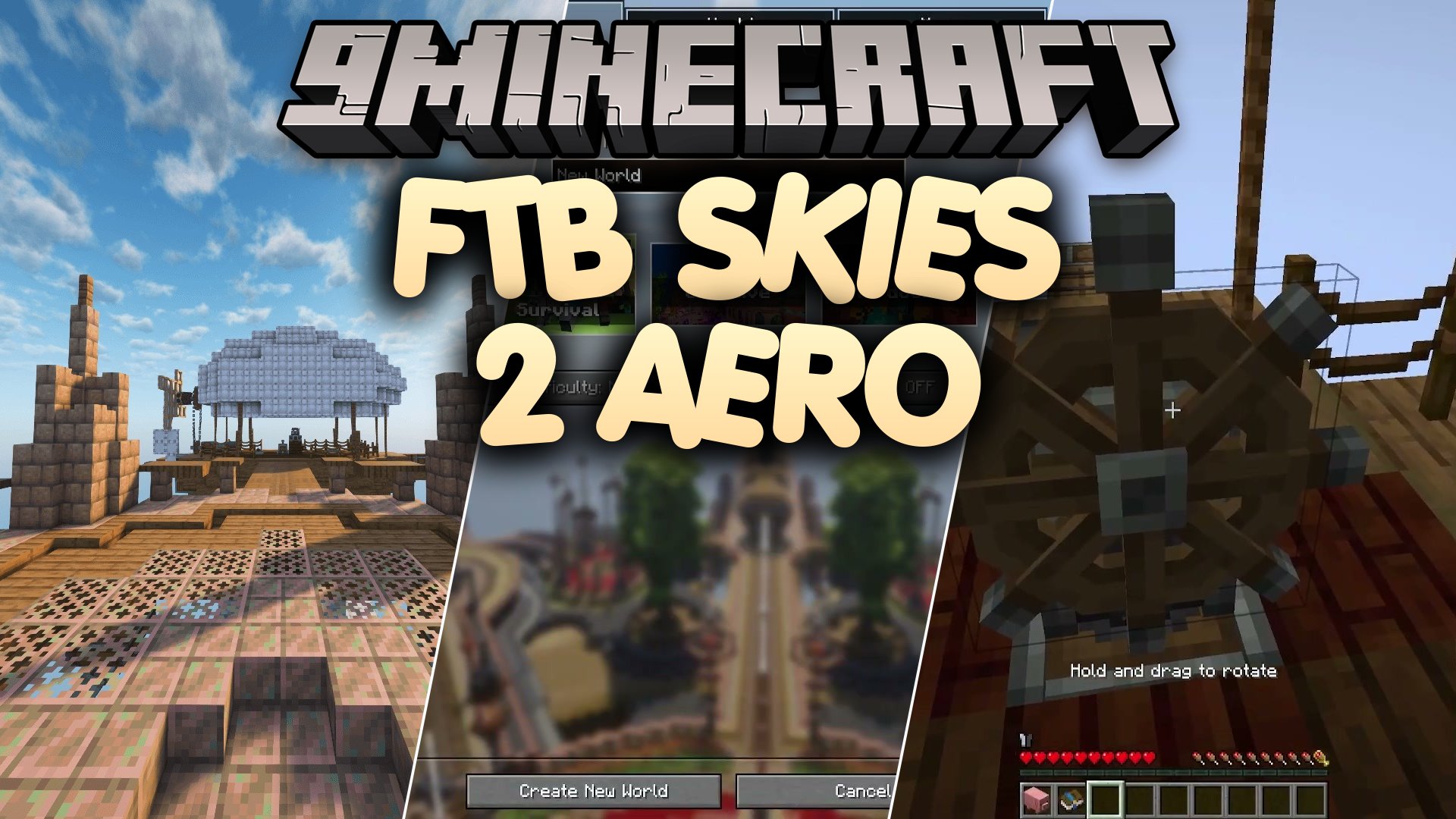 FTB Skies 2 Aero Modpack (1.21.1) – Fly Automate And Conquer Skies