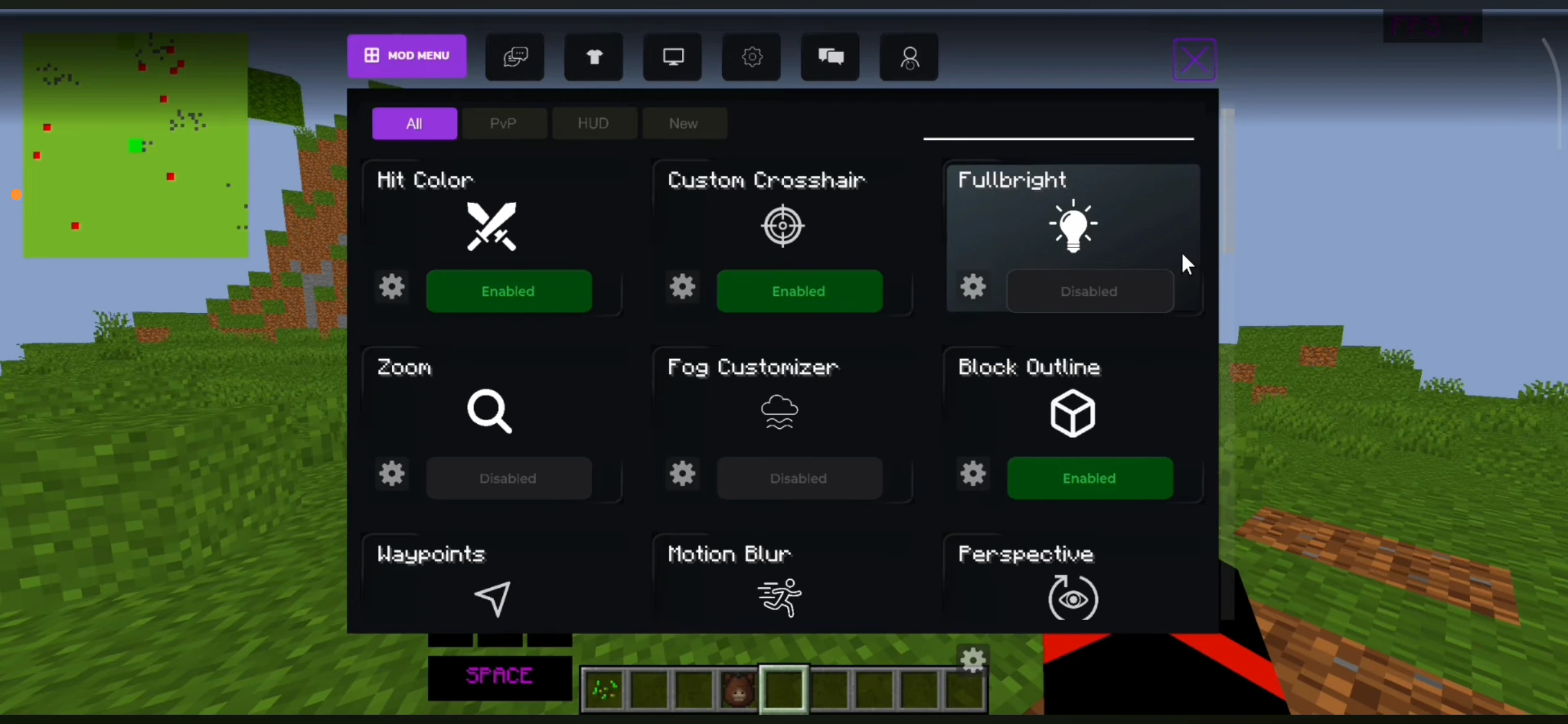 Feather remake client mod screenshots 2