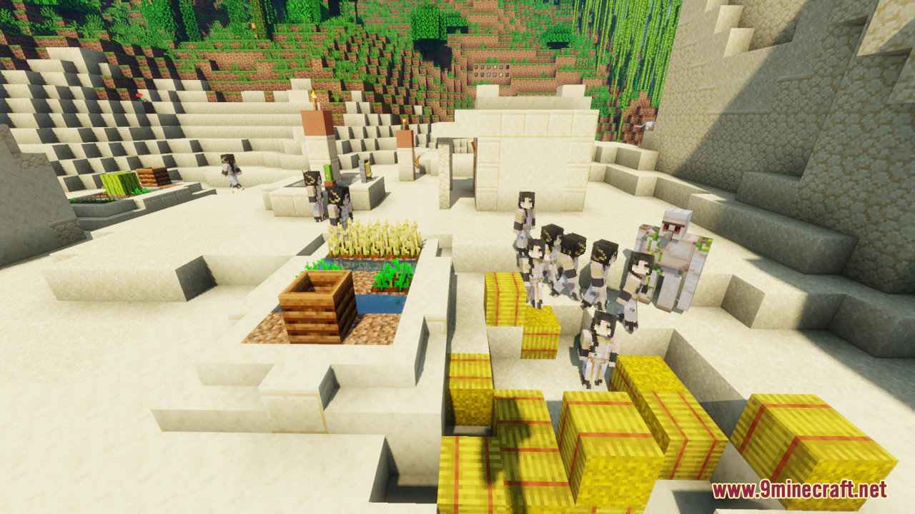 Genshin Villager Resource Pack (26.3, 1.20.1) – Texture Pack 6 Genshin villager screenshots 5