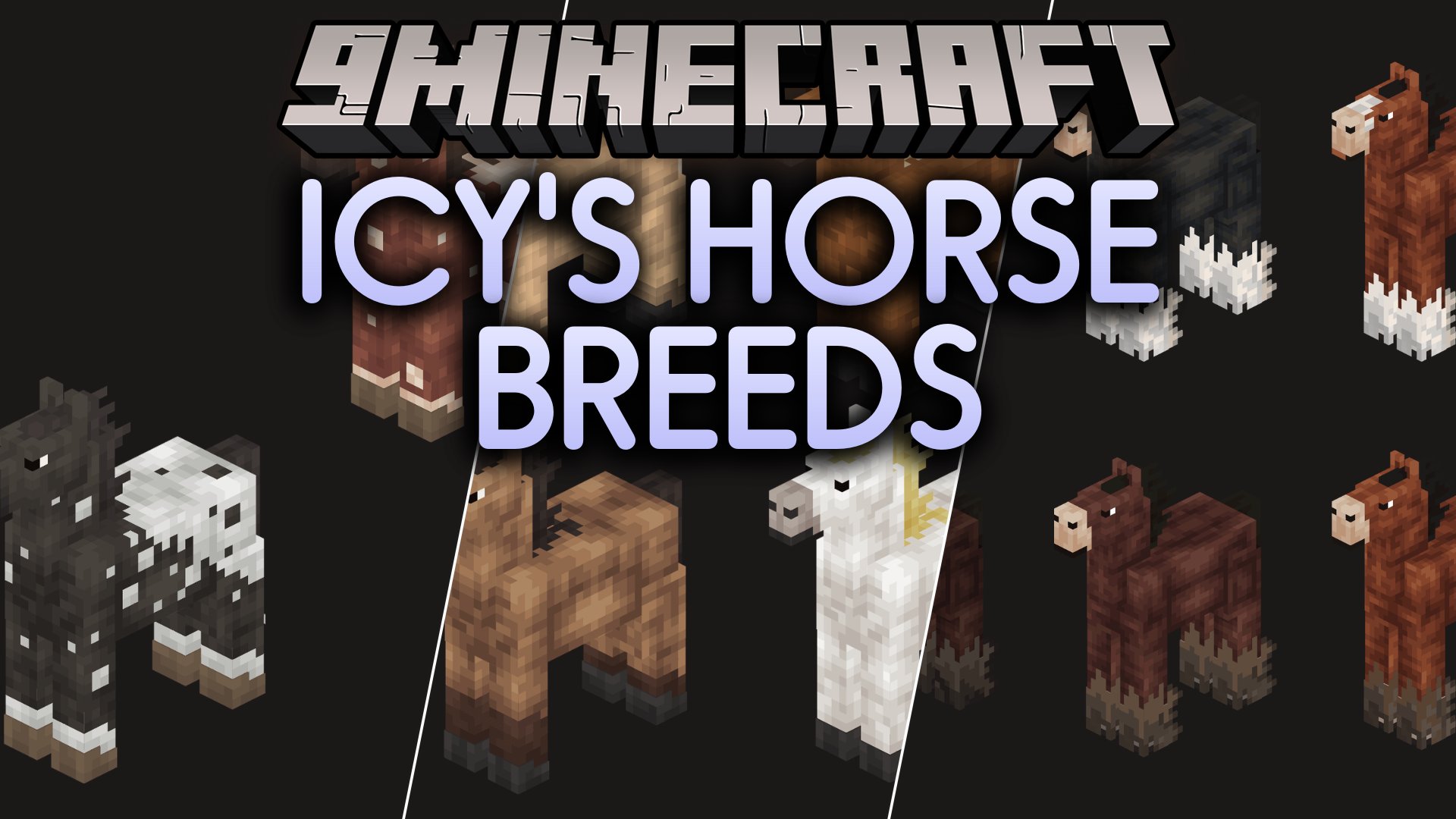 Icy’s Horse Breeds Resource Pack (26.3, 1.20.1) – Realistic Horses with Unique