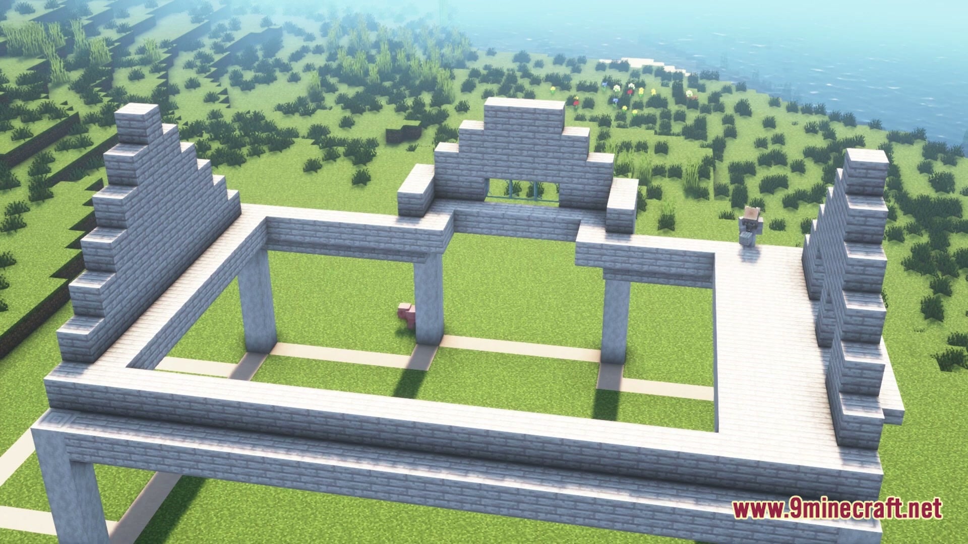 Modern mizuno's pale oak house map screenshot 1
