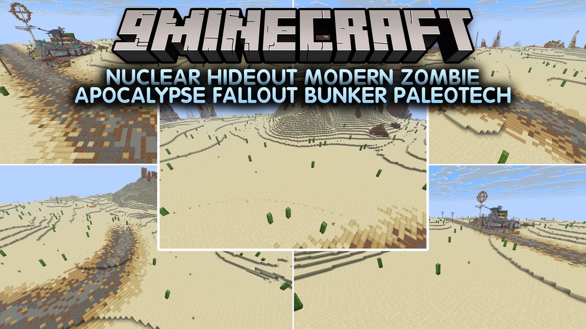 Nuclear Hideout Modern Zombie Apocalypse Fallout Bunker PaleoTech Map (26.2, 1.20.1)