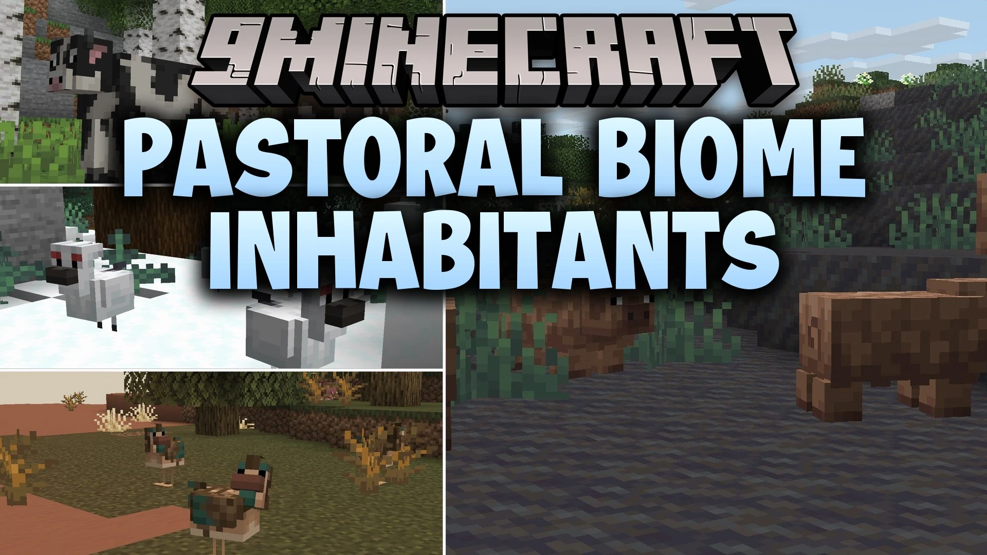Pastoral Biome Inhabitants Data Pack (26.2, 1.21.11) – Animals Adapt Looks