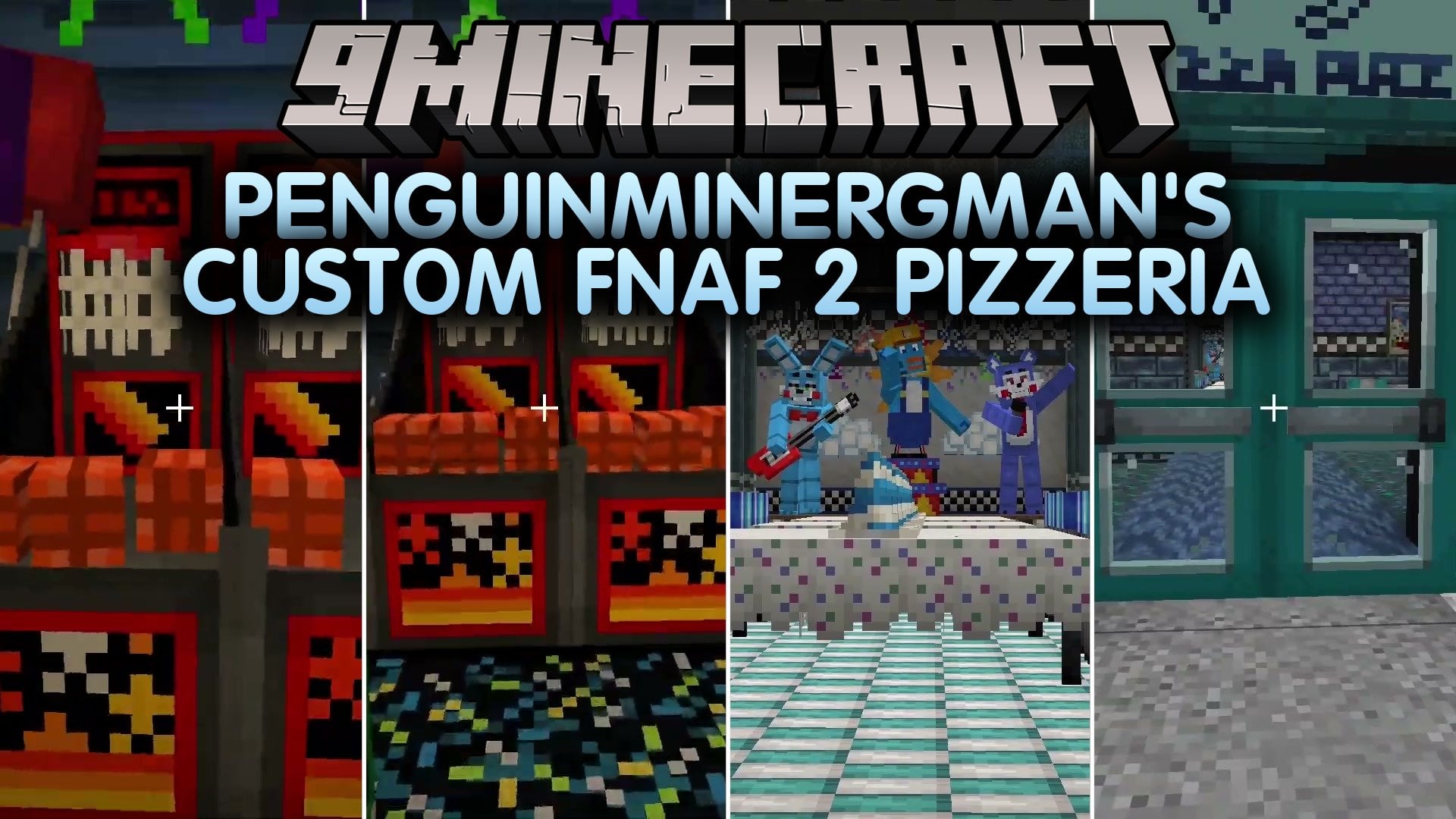 PenguinMinerGman’s Custom FNAF 2 Pizzeria Map (26.2, 1.20.1)