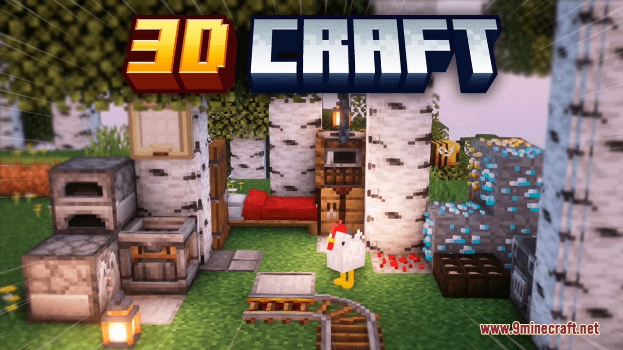 Poly Smooth Vanilla Resource Pack (26.1.2) – Clean 3D Models For Classic Worlds 2 Poly smooth vanilla resource pack adds detailed three dimensional models to common blocks