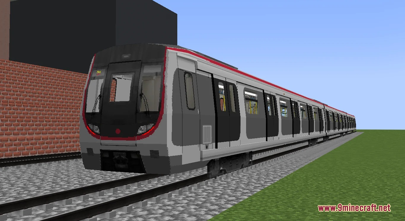 Rapid Transit Draft Resource Pack (1.20.1) – Realistic Metro Cars For City Rails 4 A detailed q train model from the rapid transit draft resource pack
