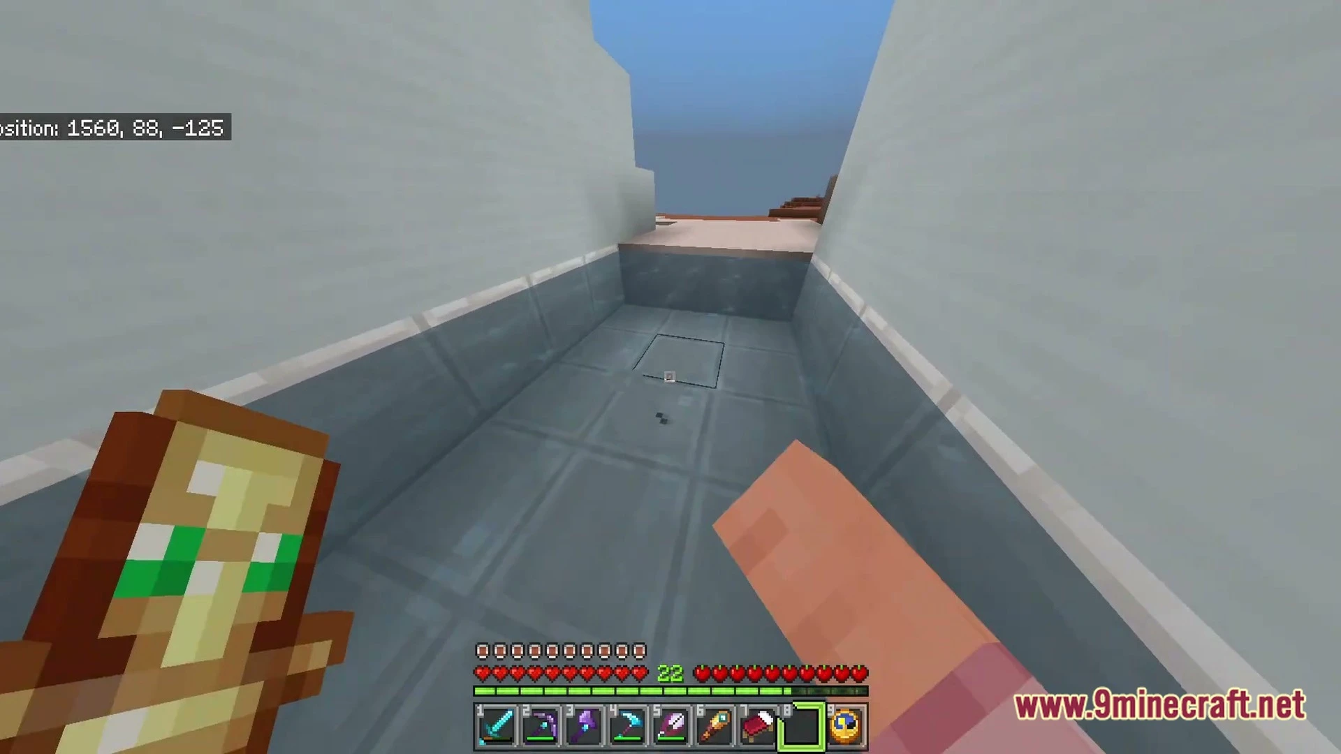 Submerged Infinite Structures Map (26.3, 1.20.1) – Survive The Poolrooms Maze 3 Submerged infinite structures map screenshot 2