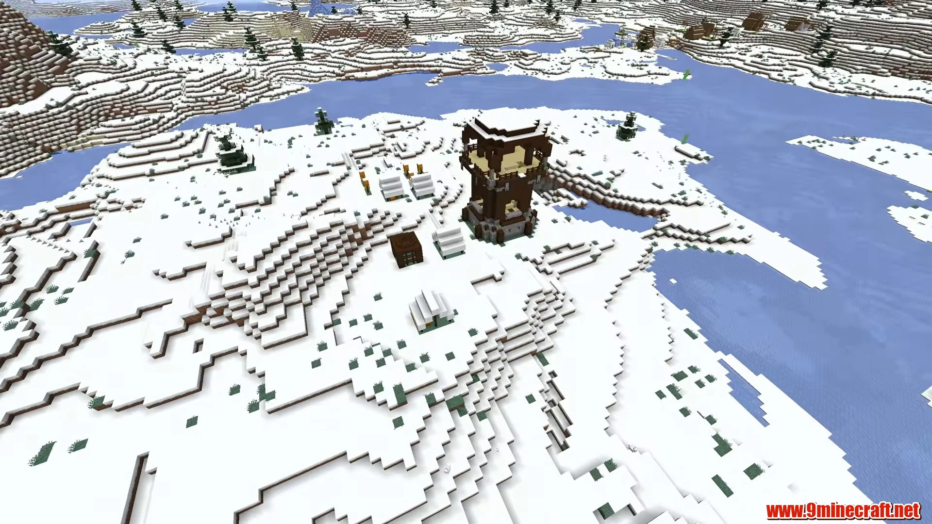Desert temple frontier and desert village - minecraft seed -1722303072380143339