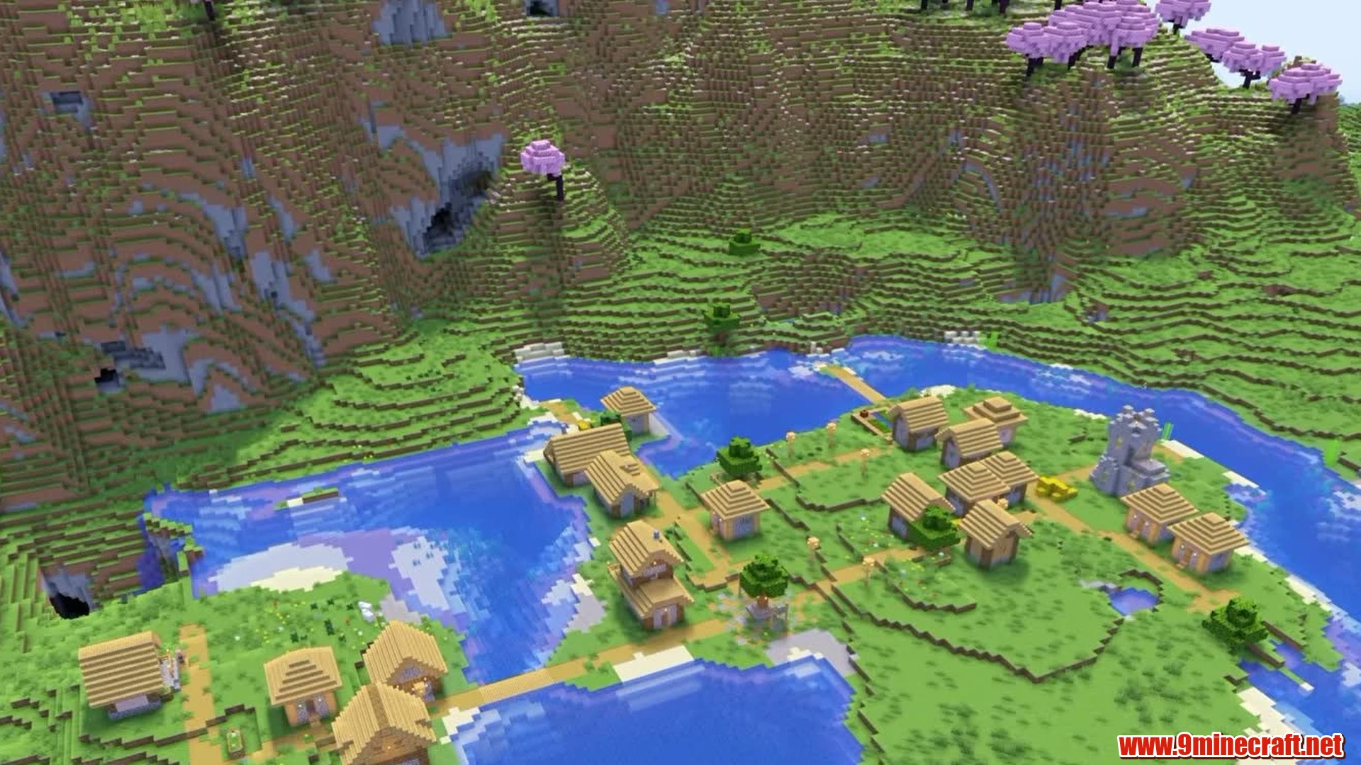 Top 15 Best New Seeds For Minecraft 26.2 – Java &Amp; Bedrock Edition 13 Valley village in forest - minecraft seed 162879397