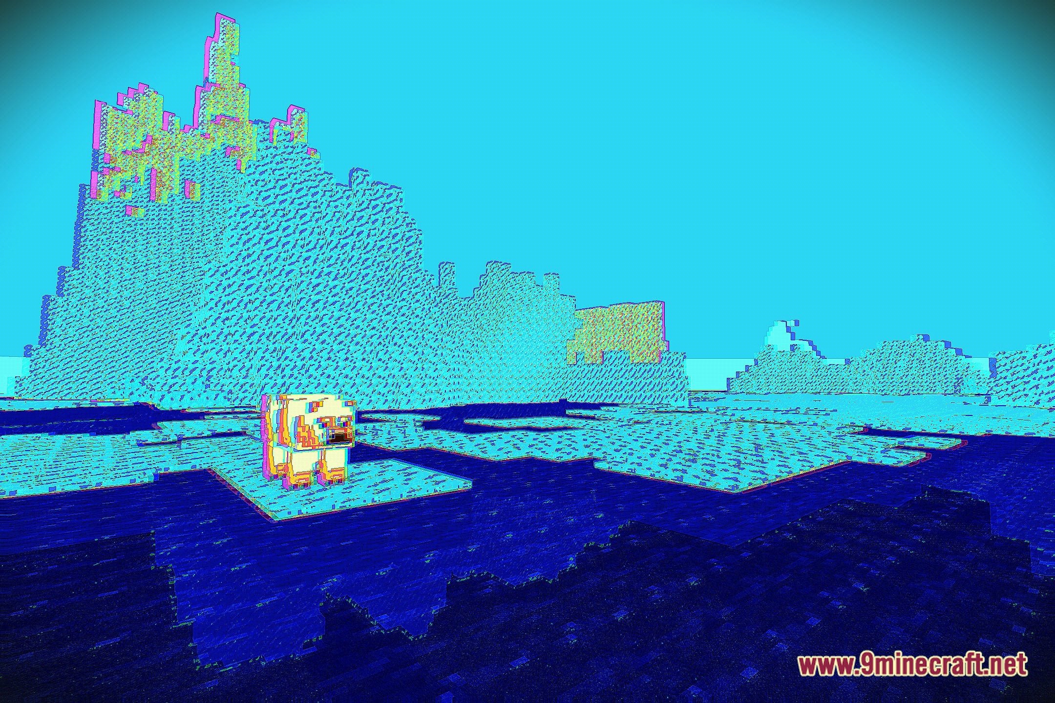 Ugly High Contrast Shaders (26.2, 1.20.1) – Extreme Contrast And Sharp Shadows 12 Ugly high contrast shaders screenshot 11