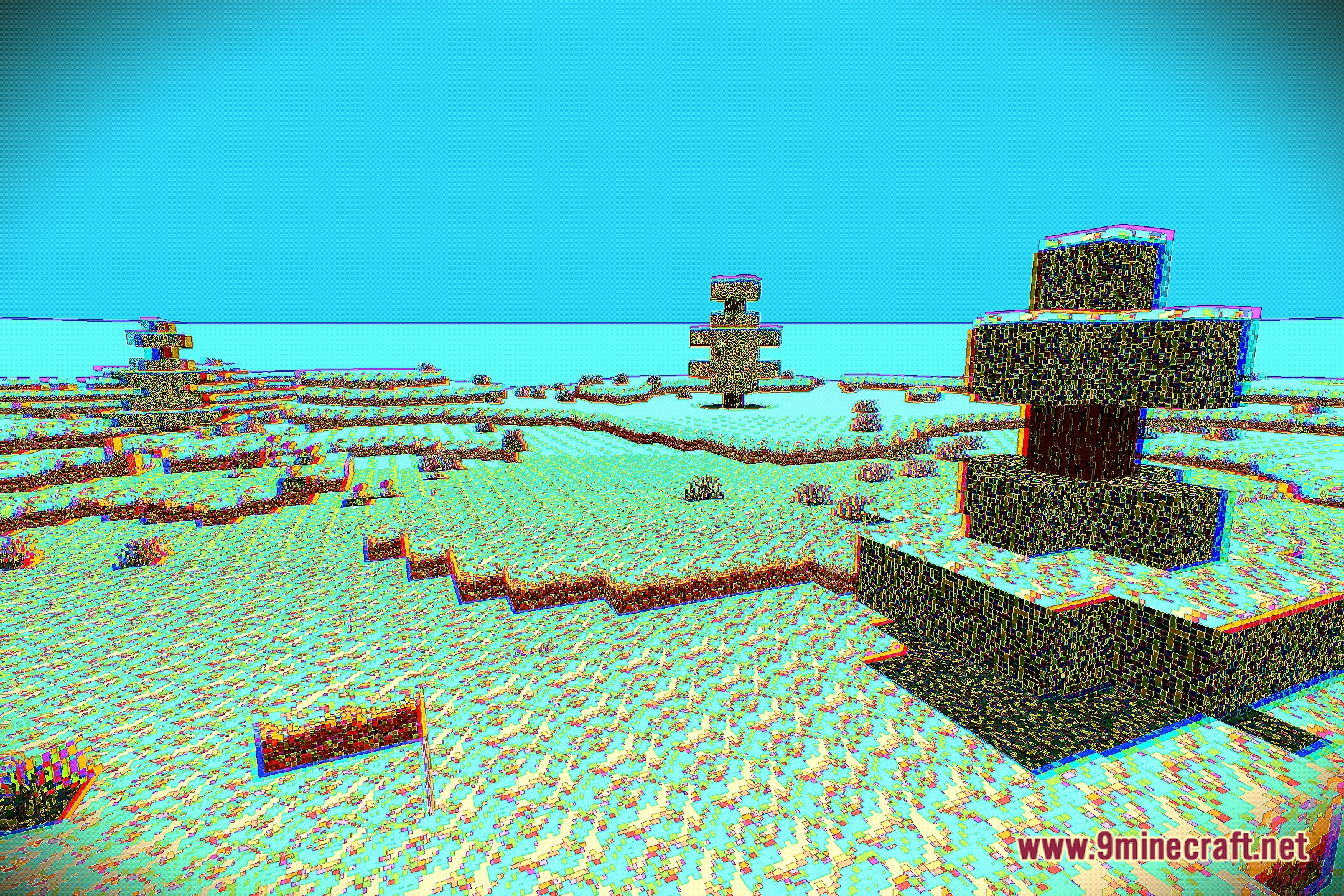 Ugly High Contrast Shaders (26.2, 1.20.1) – Extreme Contrast And Sharp Shadows 13 Ugly high contrast shaders screenshot 12
