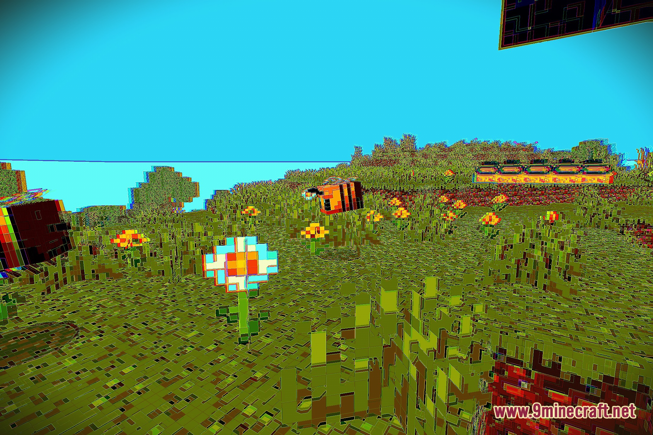 Ugly High Contrast Shaders (26.2, 1.20.1) – Extreme Contrast And Sharp Shadows 6 Ugly high contrast shaders screenshot 5