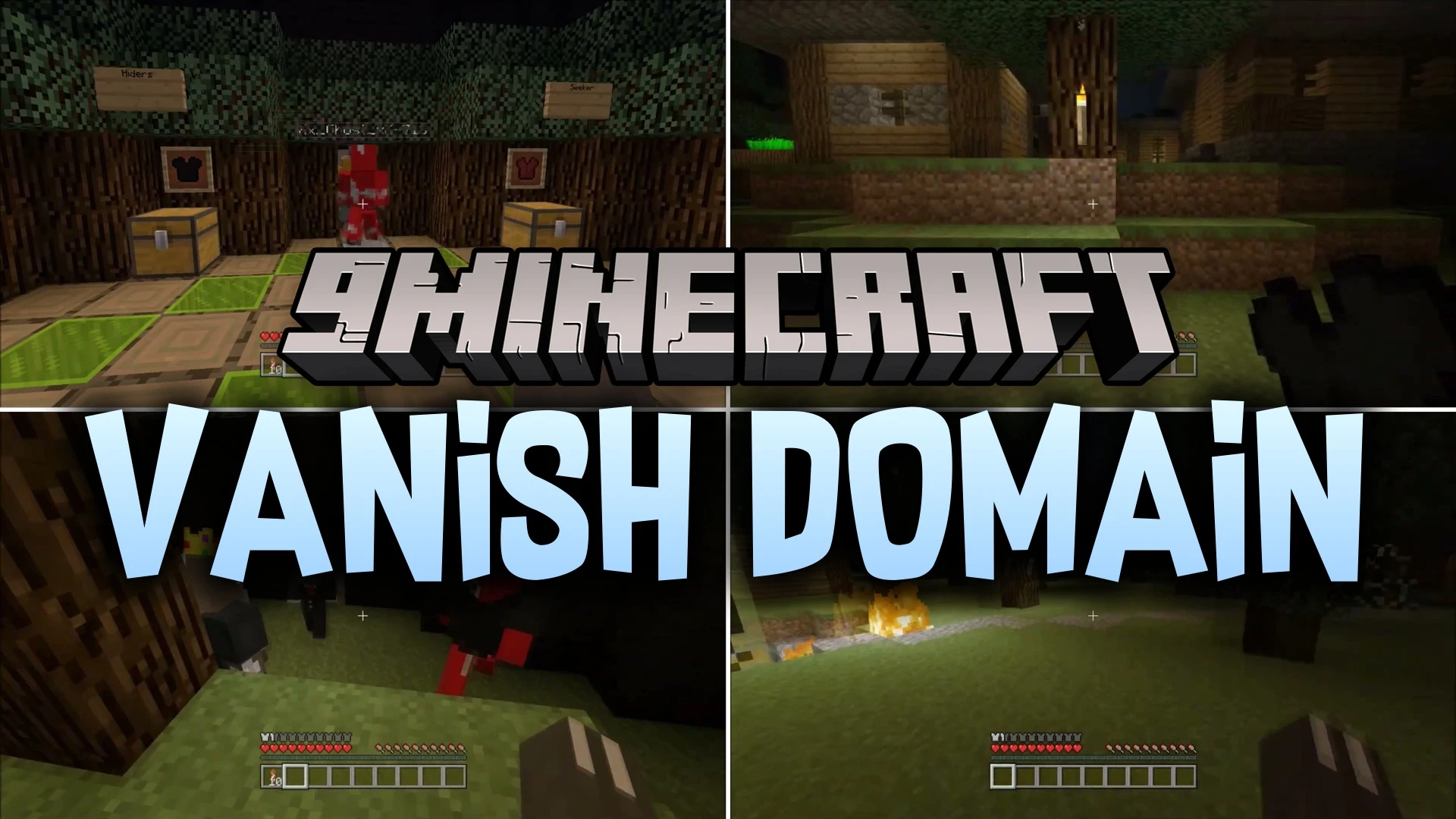 Vanish Domain Map (26.3, 1.20.1) – Outsmart Seekers in Massive Arenas