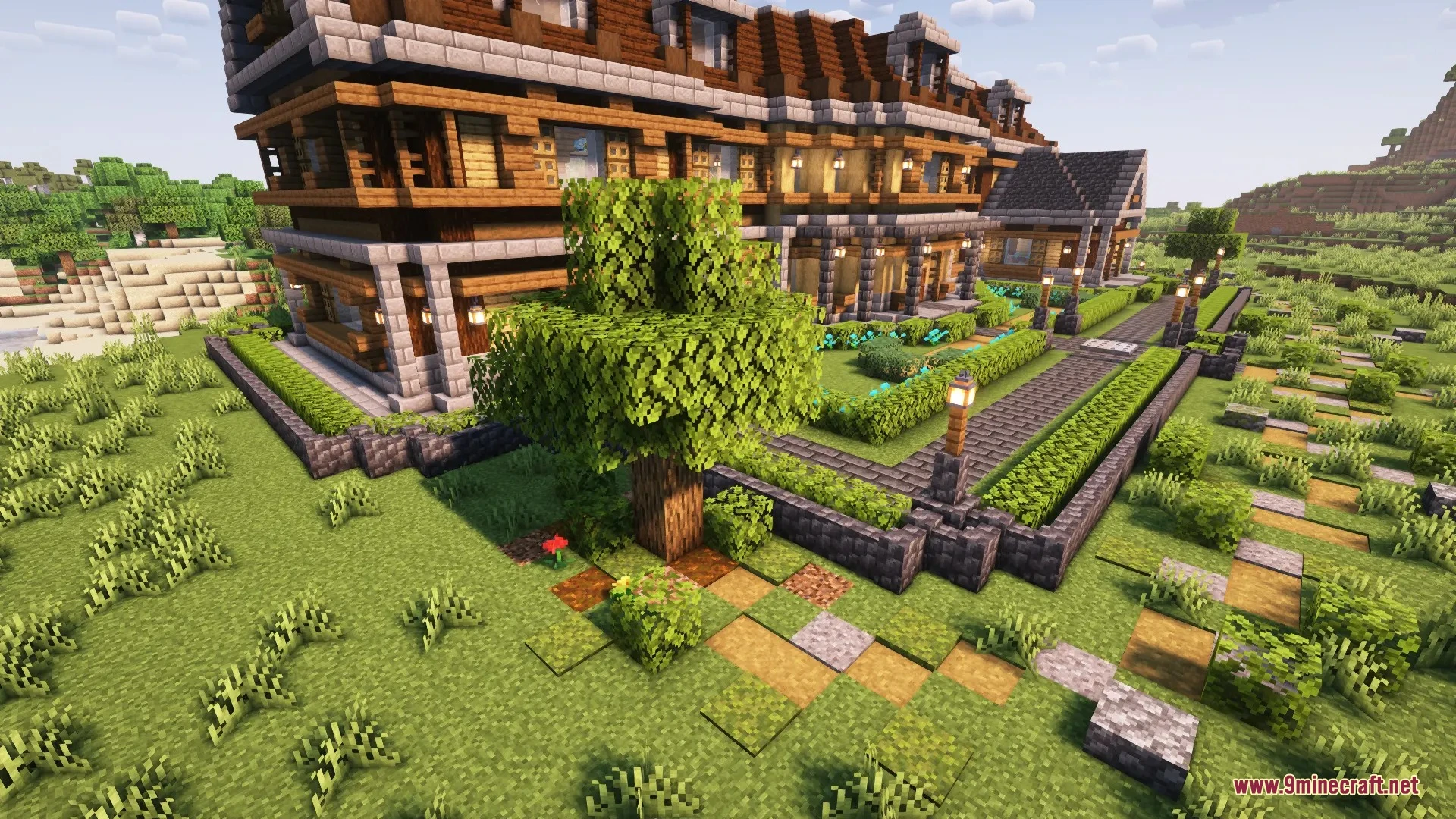 Vex's huge wooden plains house full interior map screenshot 8