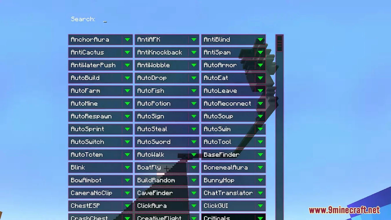 Wurst Client Mod (26.3, 1.20.1) – The Best Bypass For Minecraft 23 Wurst client mod screenshots 18