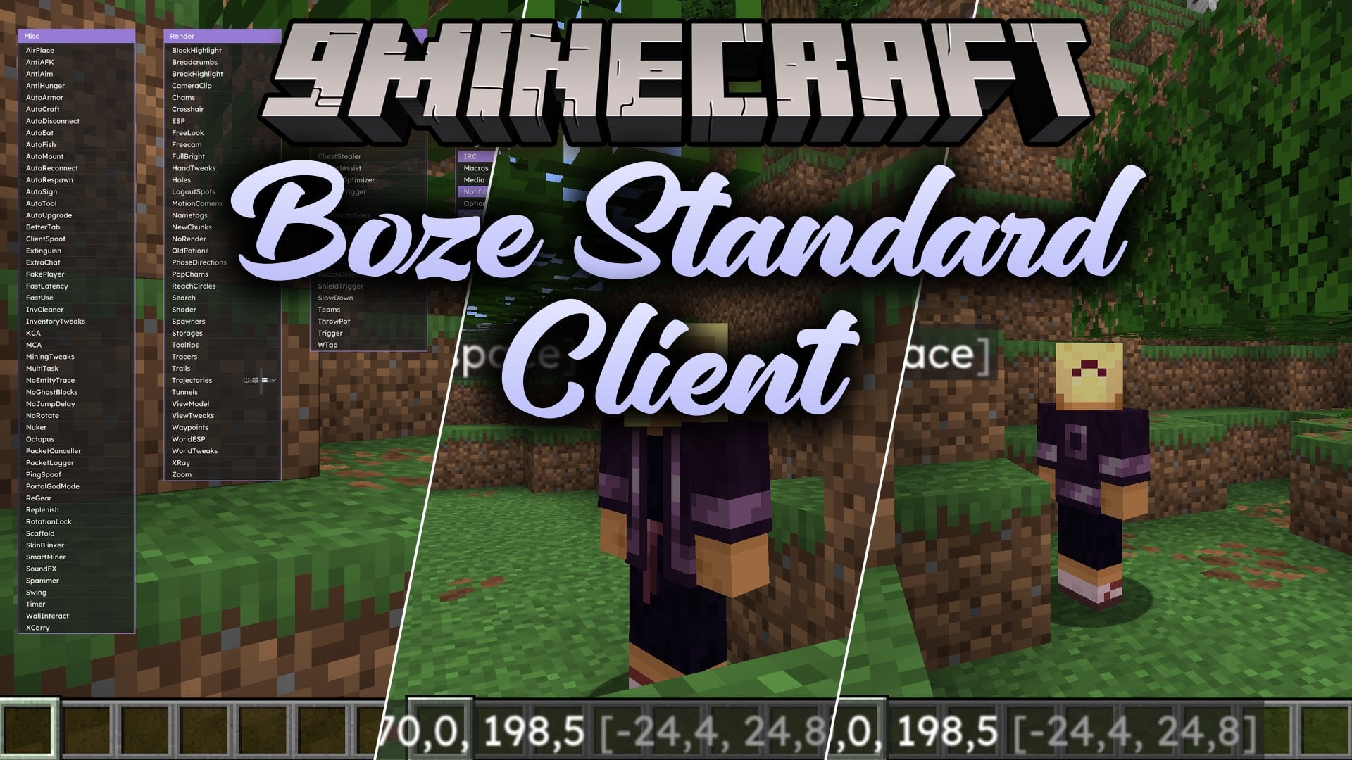 Boze Standard Client Mod (26.2) – Dominate Crystal PvP on Anarchy Servers