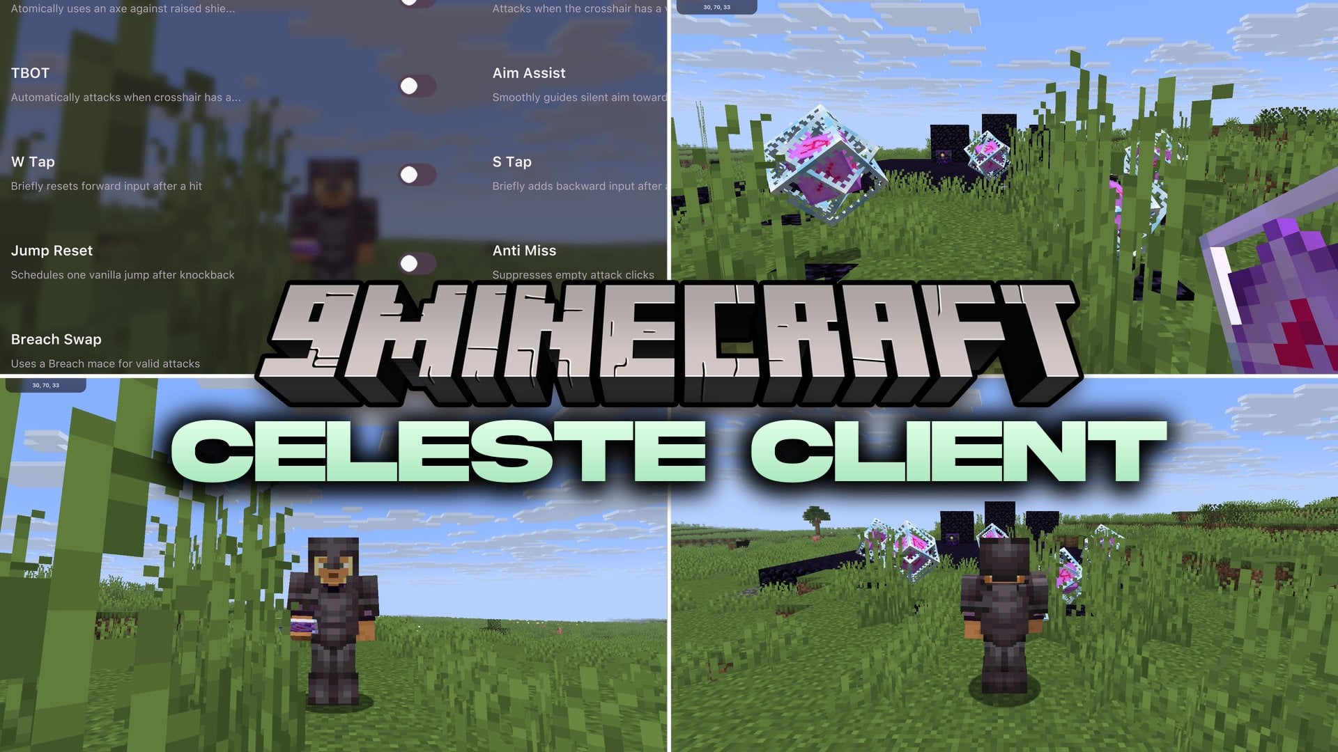 Celeste Client Mod (1.21.11) – Dominate Fast PvP and Crystal Fights