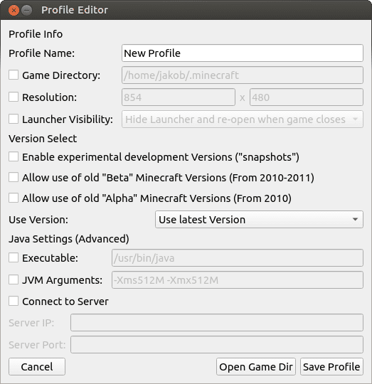 Jdminecraftlauncher (26.2, 1.20.1) – A Classic Styled Minecraft Launcher 3 Jdminecraftlauncher screenshots 2