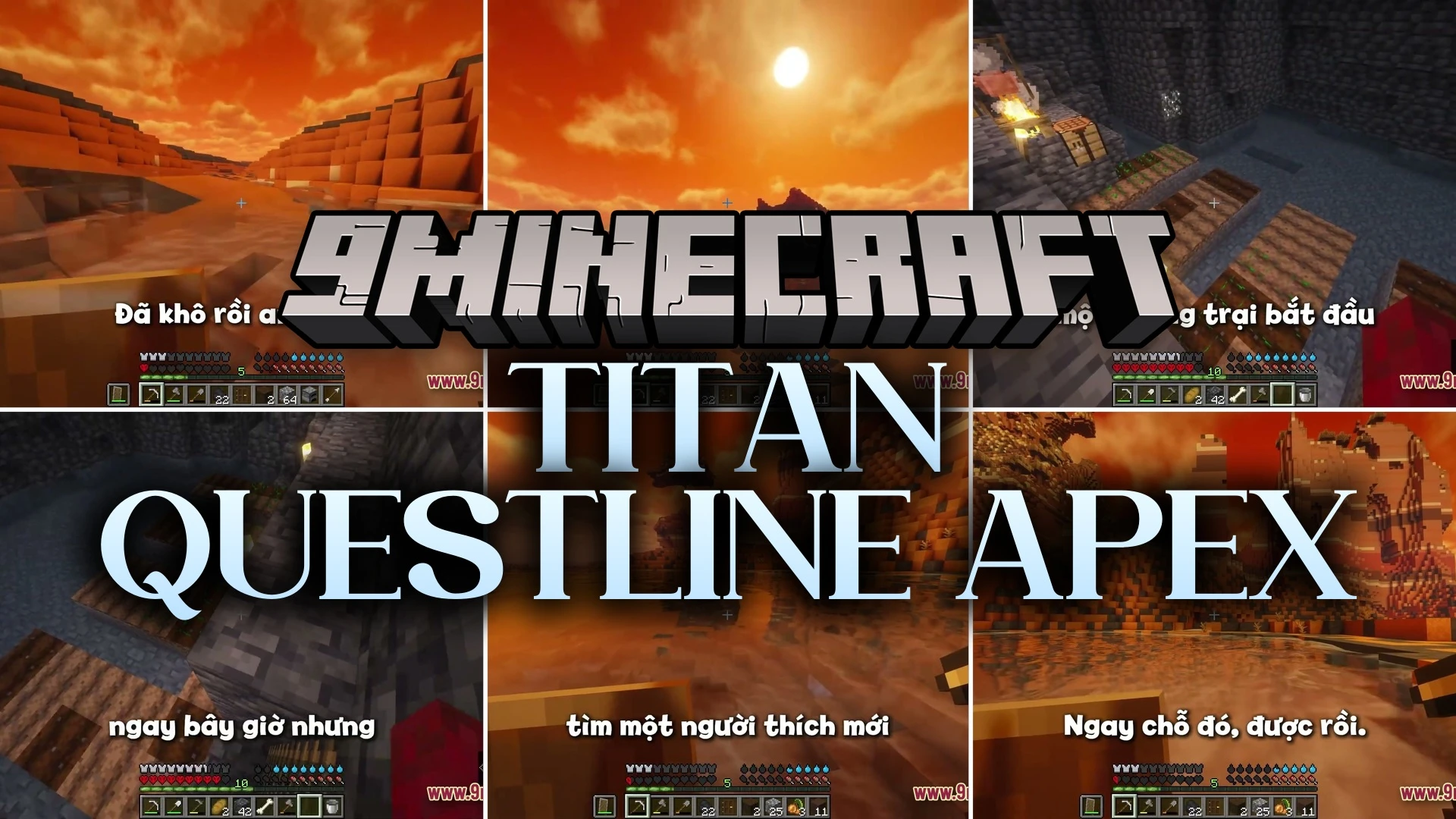 Titan Questline Apex Modpack (1.21.1) – Scorching Sun Hardcore Survival