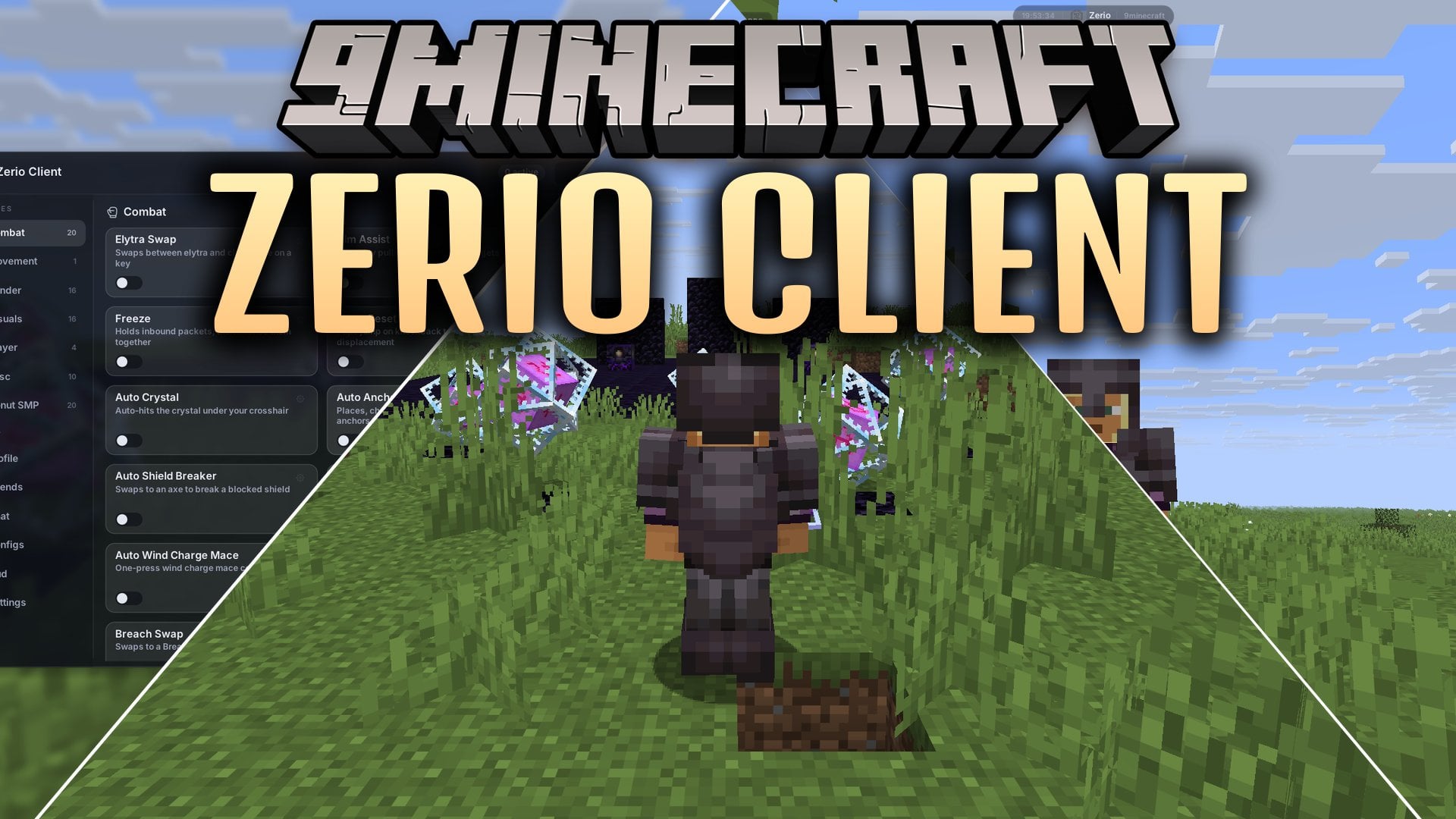Zerio Client Mod (1.21.11) – Win Intense Multiplayer Crystal PvP Fights