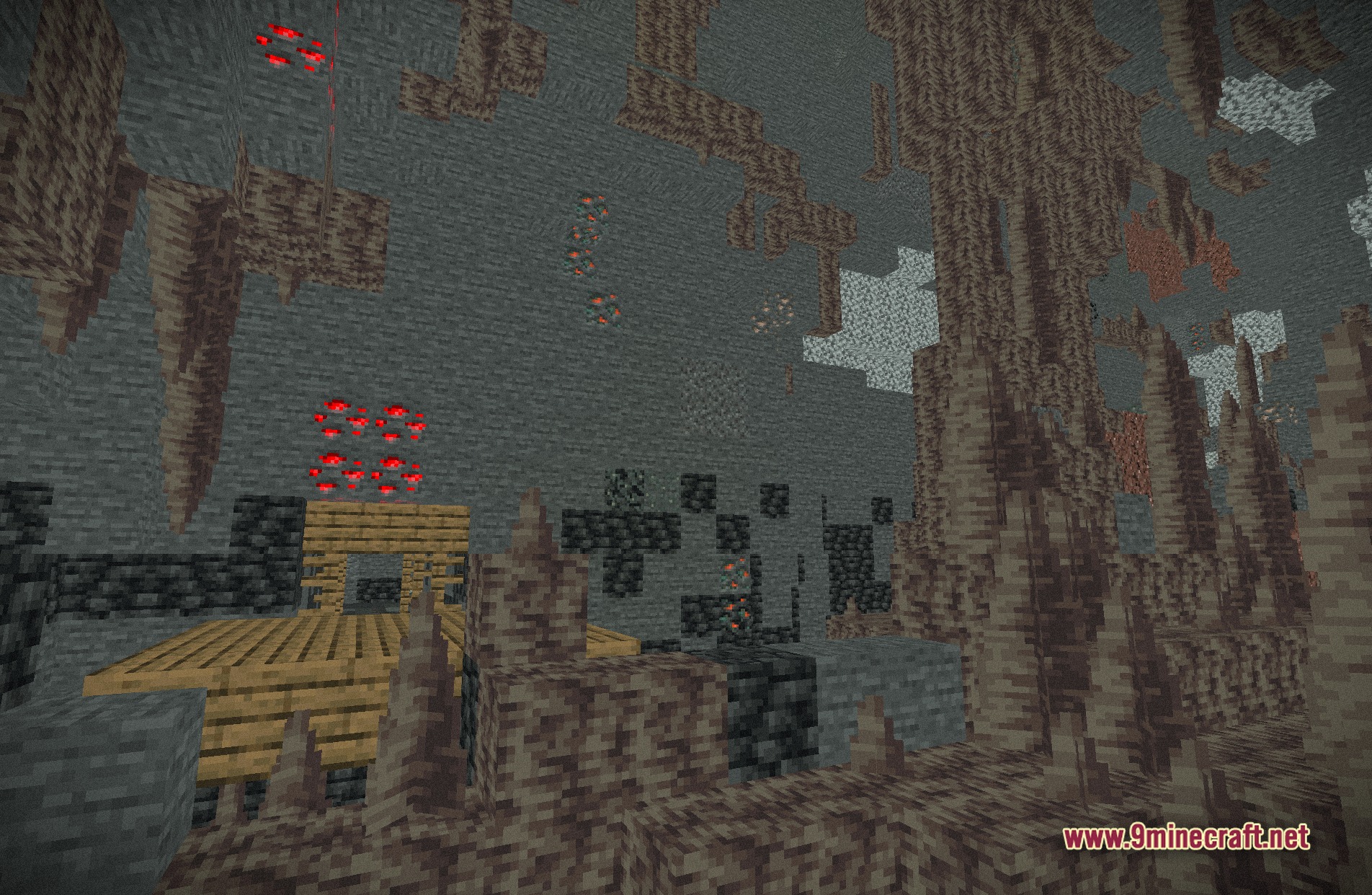 Zombie Horror Shaders (26.2, 1.20.1) – Film Grain With Glowing Red Eyes 7 Zombie horror shaders screenshot 6