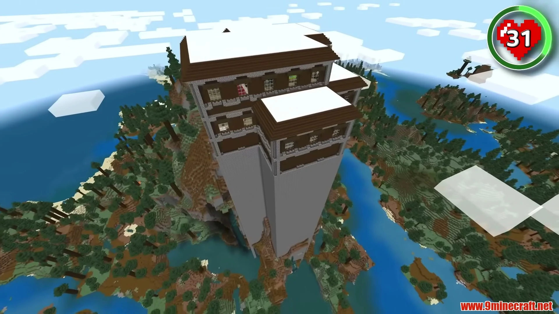10 Insane Mega Base &Amp; Architectural Canvas Seeds For Minecraft (26.3, 1.21.11) – Java &Amp; Bedrock Edition 14 Cloud-top snowy mountain woodland mansion & vertical cave shaft - minecraft 26. 3 seed 1754483367952288026 view 1