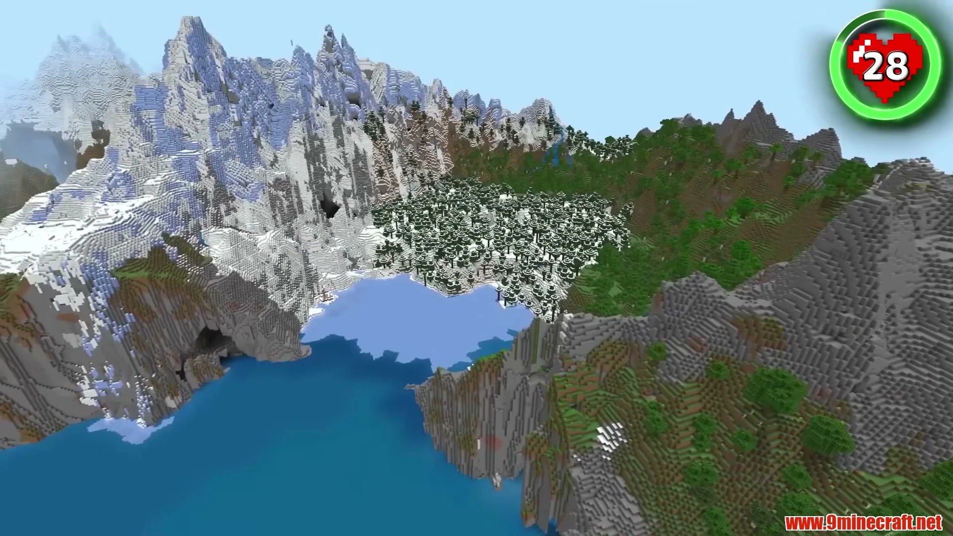 10 Insane Mega Base &Amp; Architectural Canvas Seeds For Minecraft (26.3, 1.21.11) – Java &Amp; Bedrock Edition 25 Frozen mountain bowl coastline & bamboo stony peaks - minecraft 26. 3 seed 923372718574544870 view 3