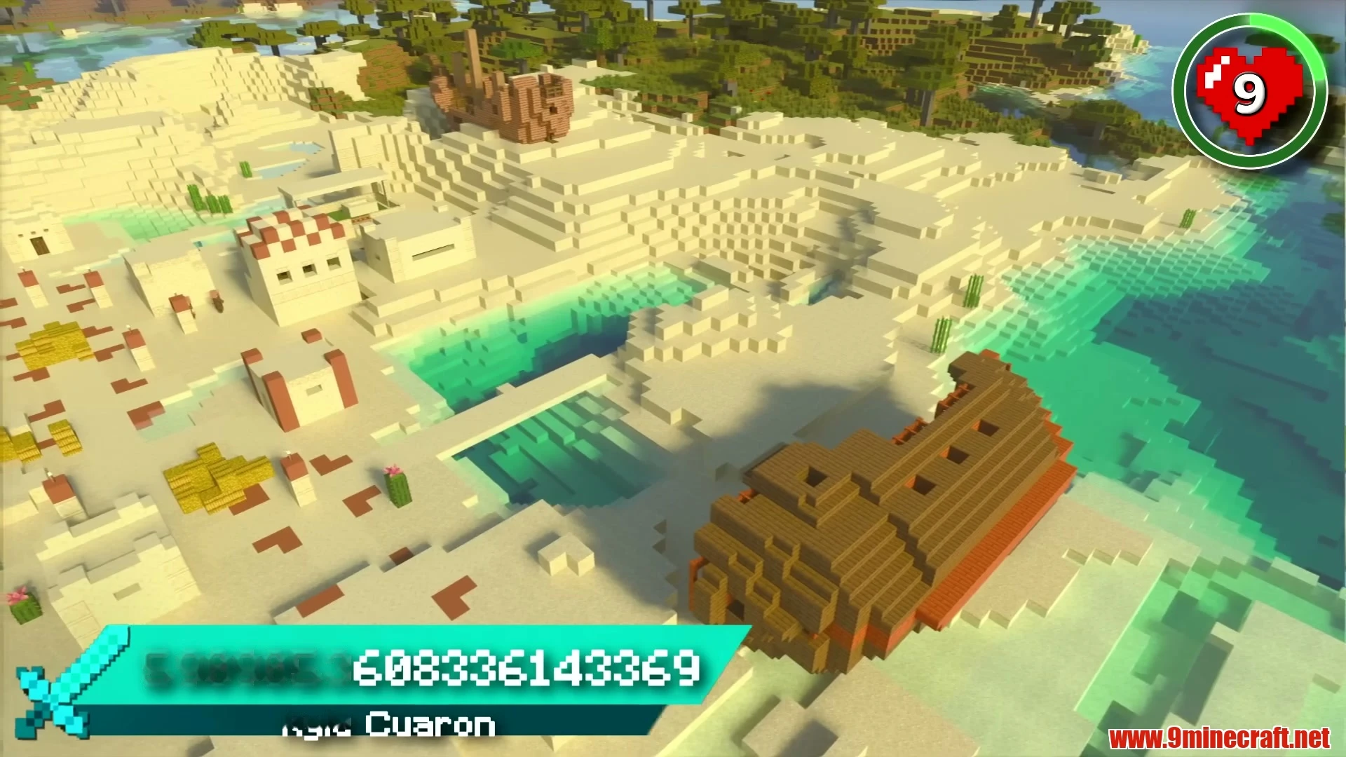 Twin beached shipwreck village & fortress portal - minecraft 26. 3 seed 5909053608336143369 view 1