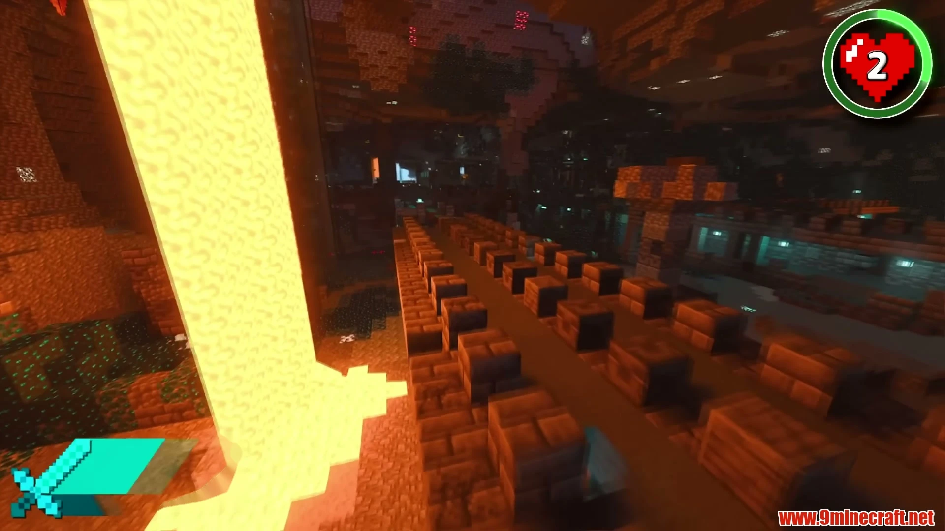 Ancient city portal spawn point challenge - minecraft 26. 3 seed -6627325696999760383 view 2