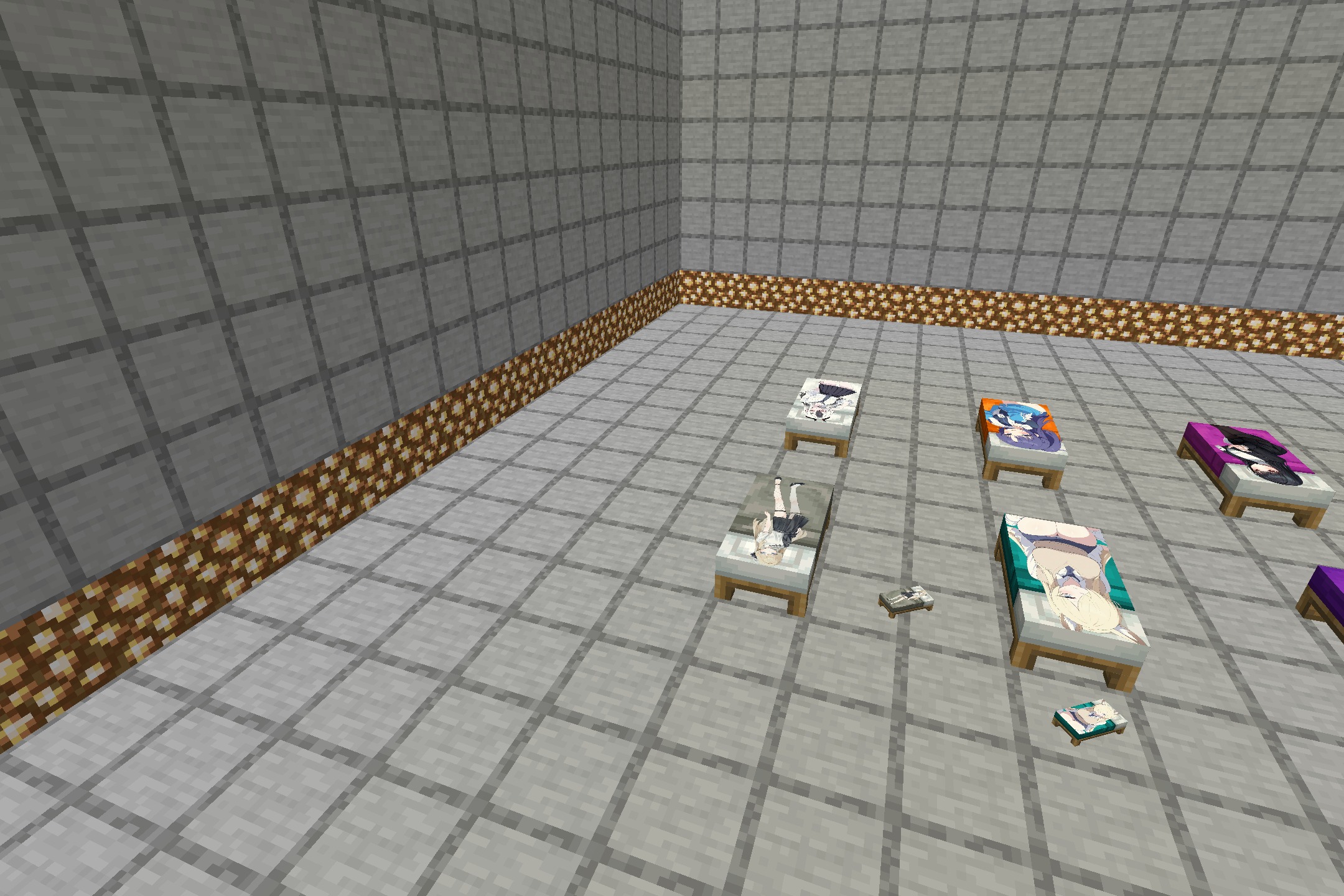 Blue Archive Waifu Beds Resource Pack (26.1.2, 1.20.1) 6 Blue archive waifu beds resource pack screenshot 5